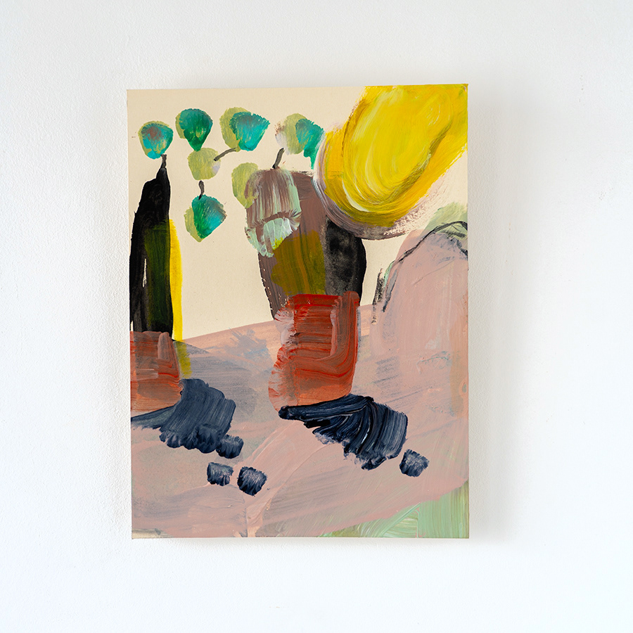 Land(E)scape A060420, acrylic on Canson Artboard, 18/24cm - SOLD