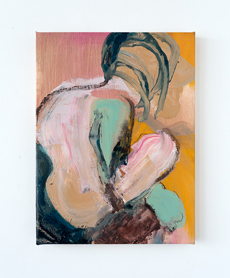 female gesture #2, canvas 30 x 40 cm, 2020