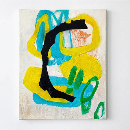 A190520, mixed media on canvas, 40/50cm