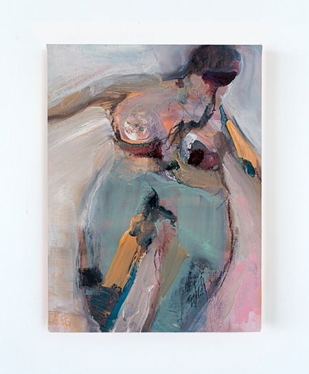 female gesture #1, canvas 30 x 40 cm, 2020 - SOLD