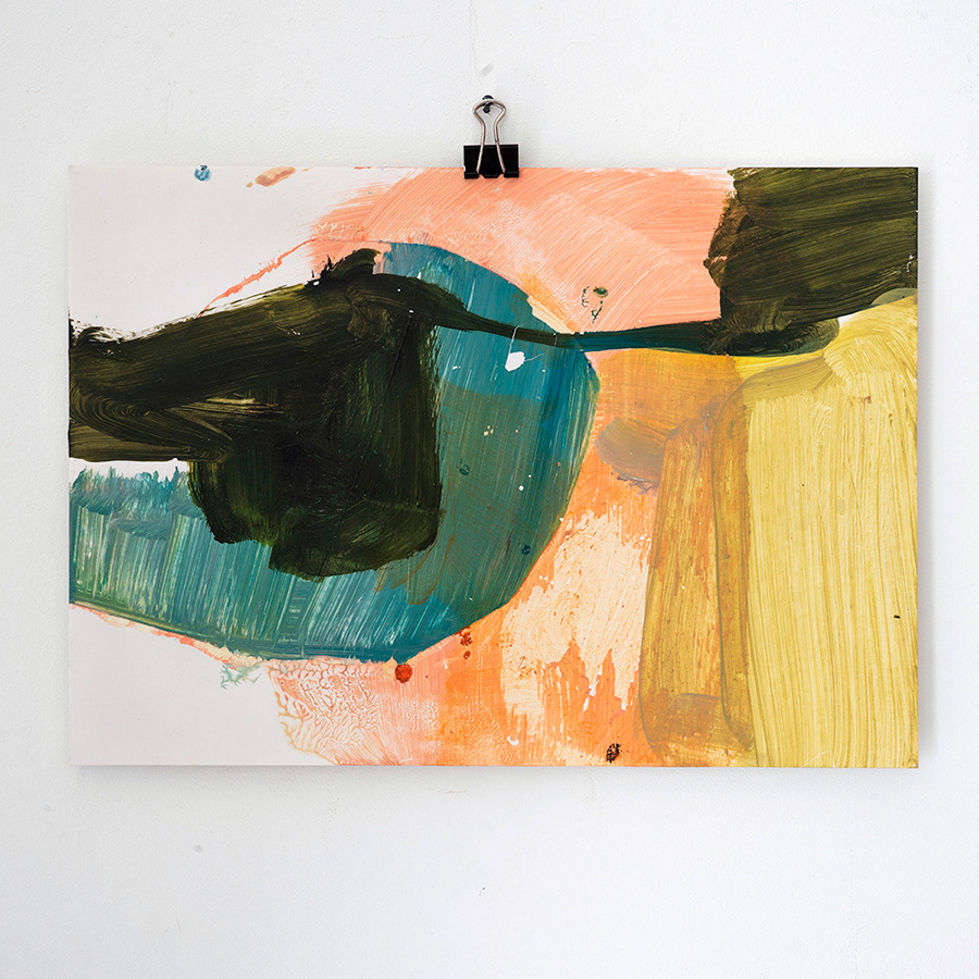 A530820, acrylic on cardboard, 29,5x21cm, 2020