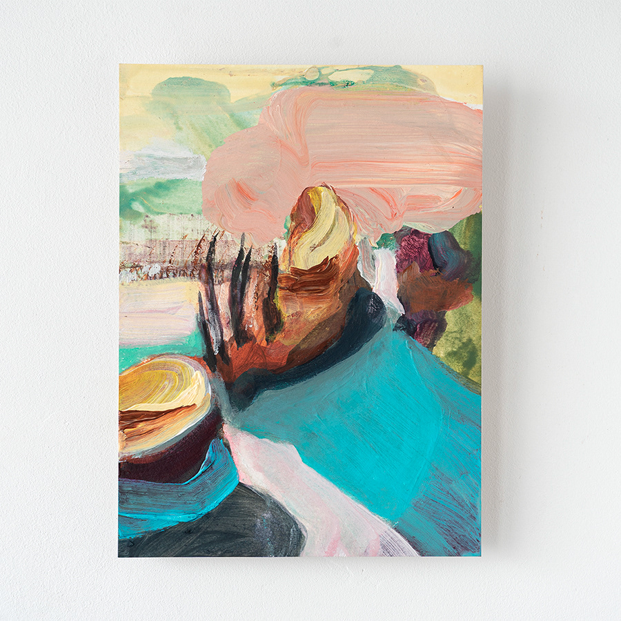 A090420, acrylic on Canson Artboard, 16/22cm - SOLD