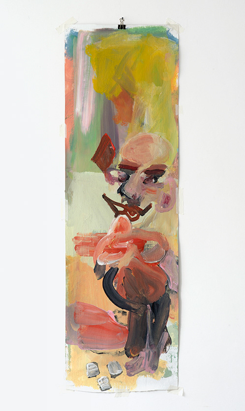 Rays of light, linen, 27,5 x 88 cm, 2020