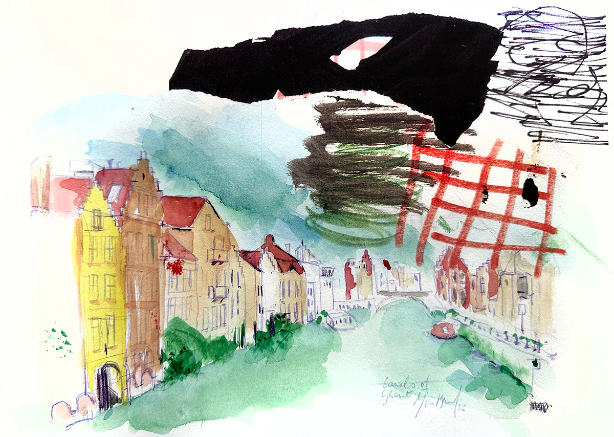 Gentse wateren, centrum Gent