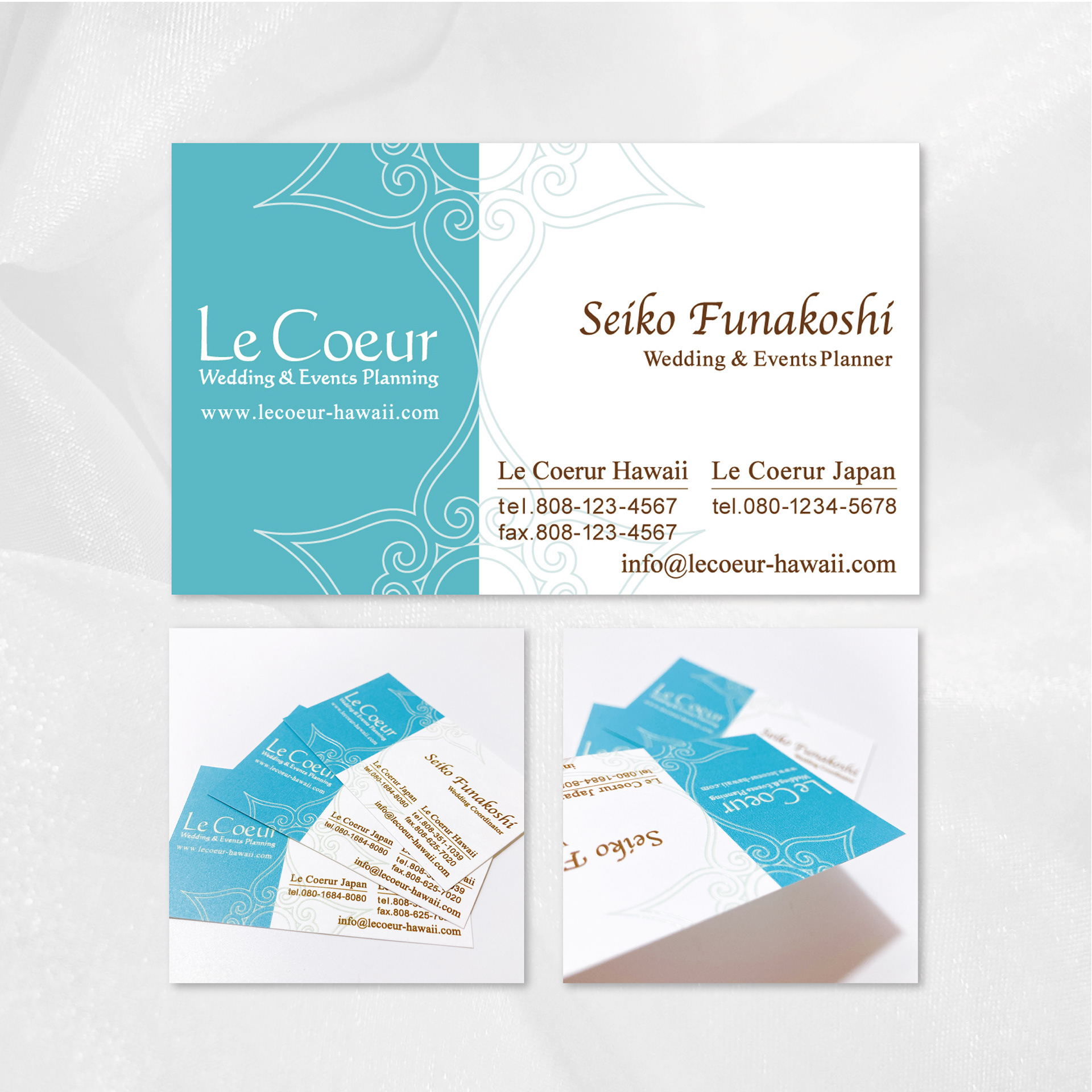 Le Coeur様 名刺