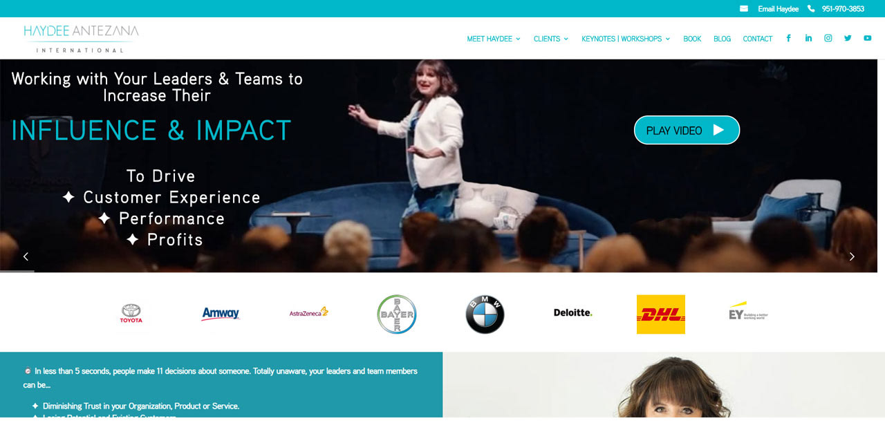 Homepage with Slider Section + CTA
