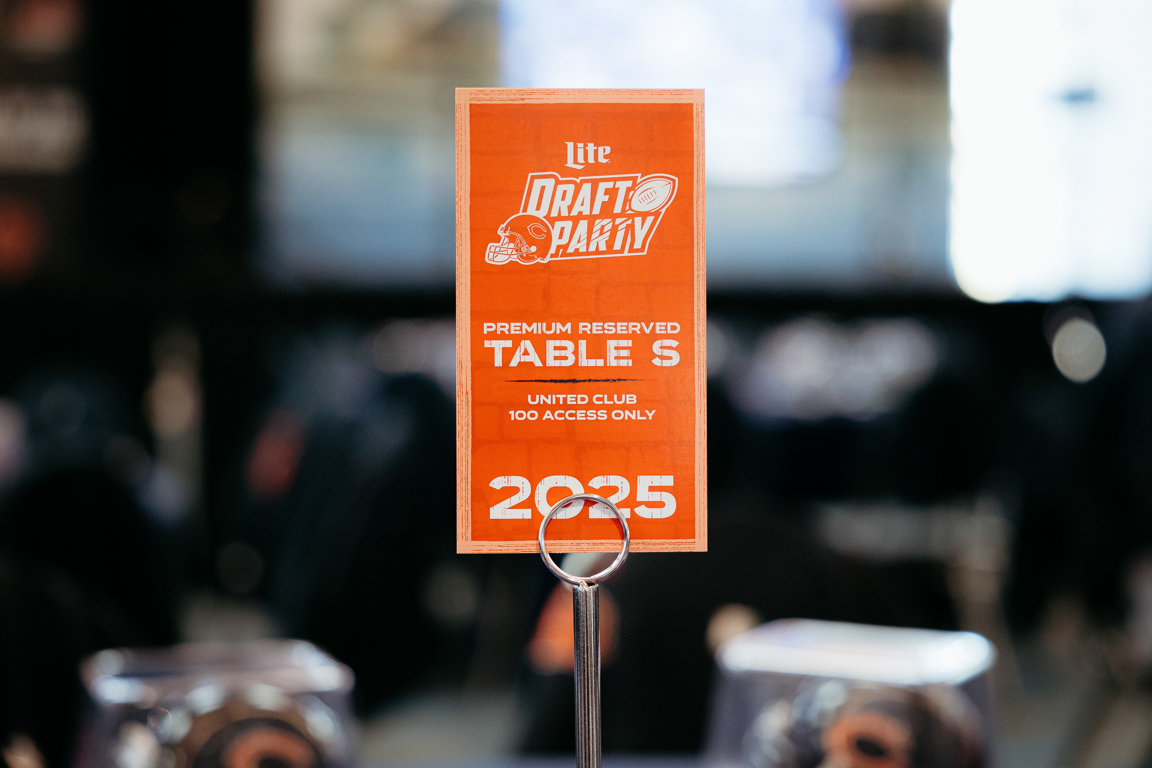 United Club Table Numbers