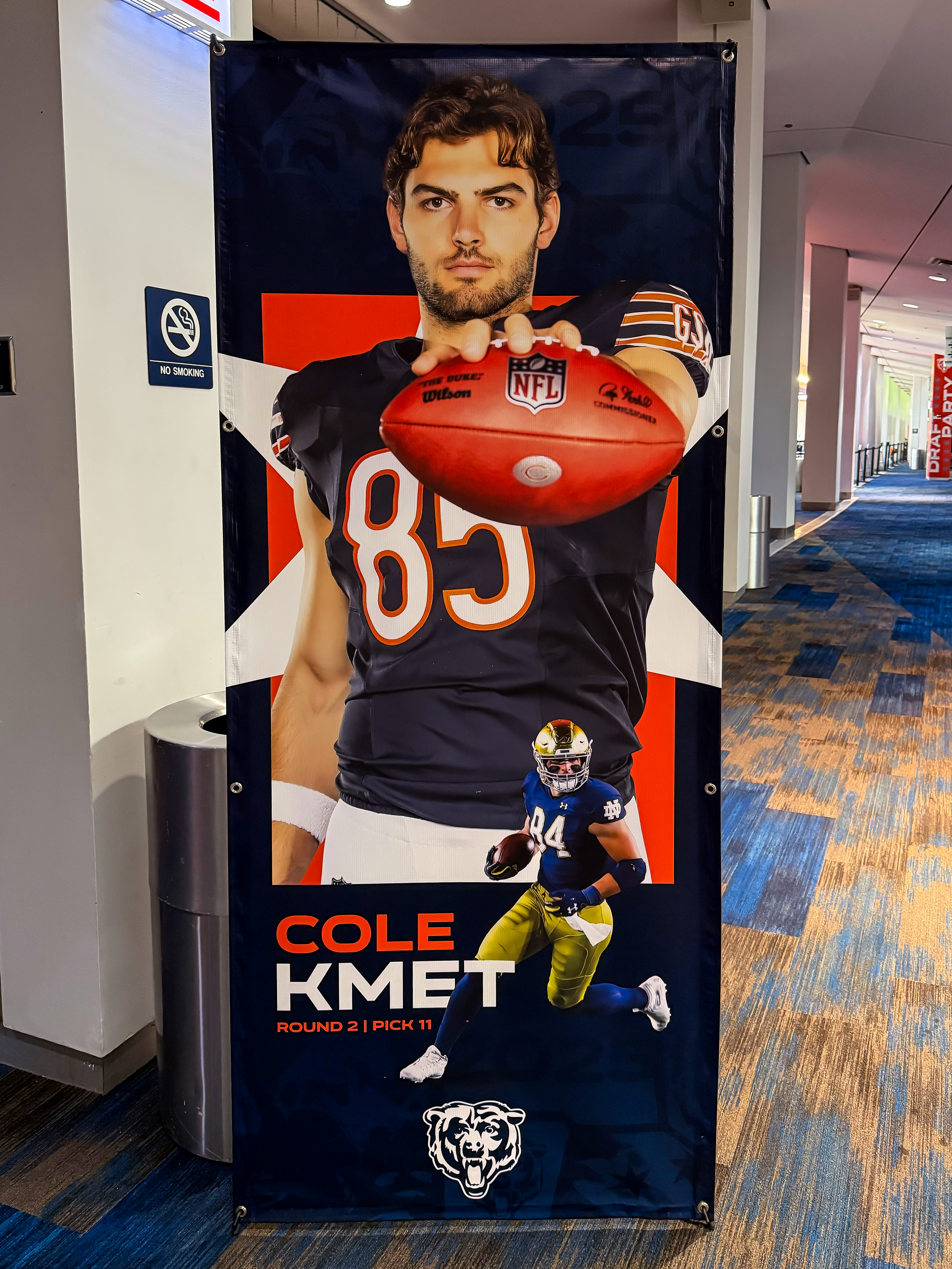 Cole Kmet Banner