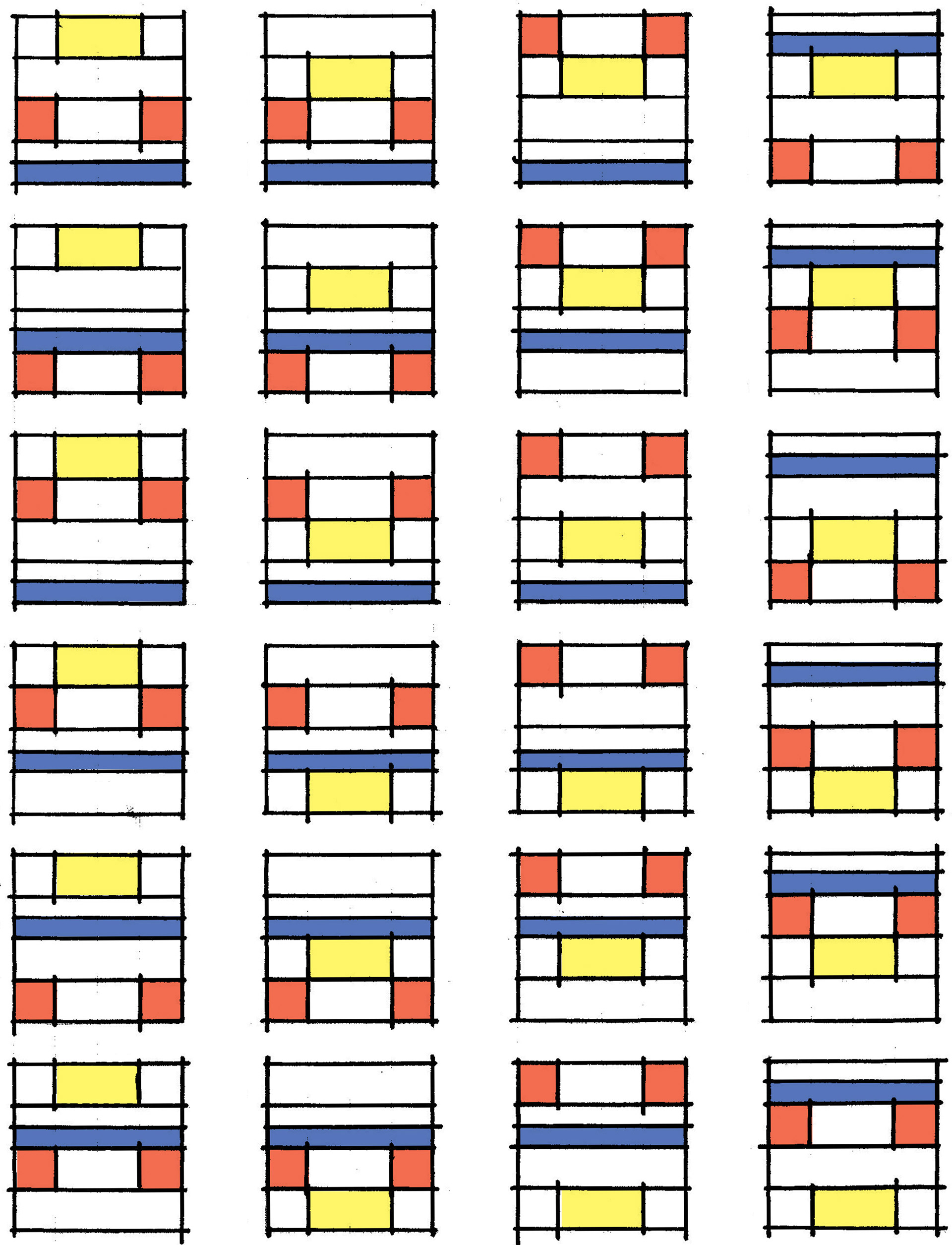 24 Vertical Permutations