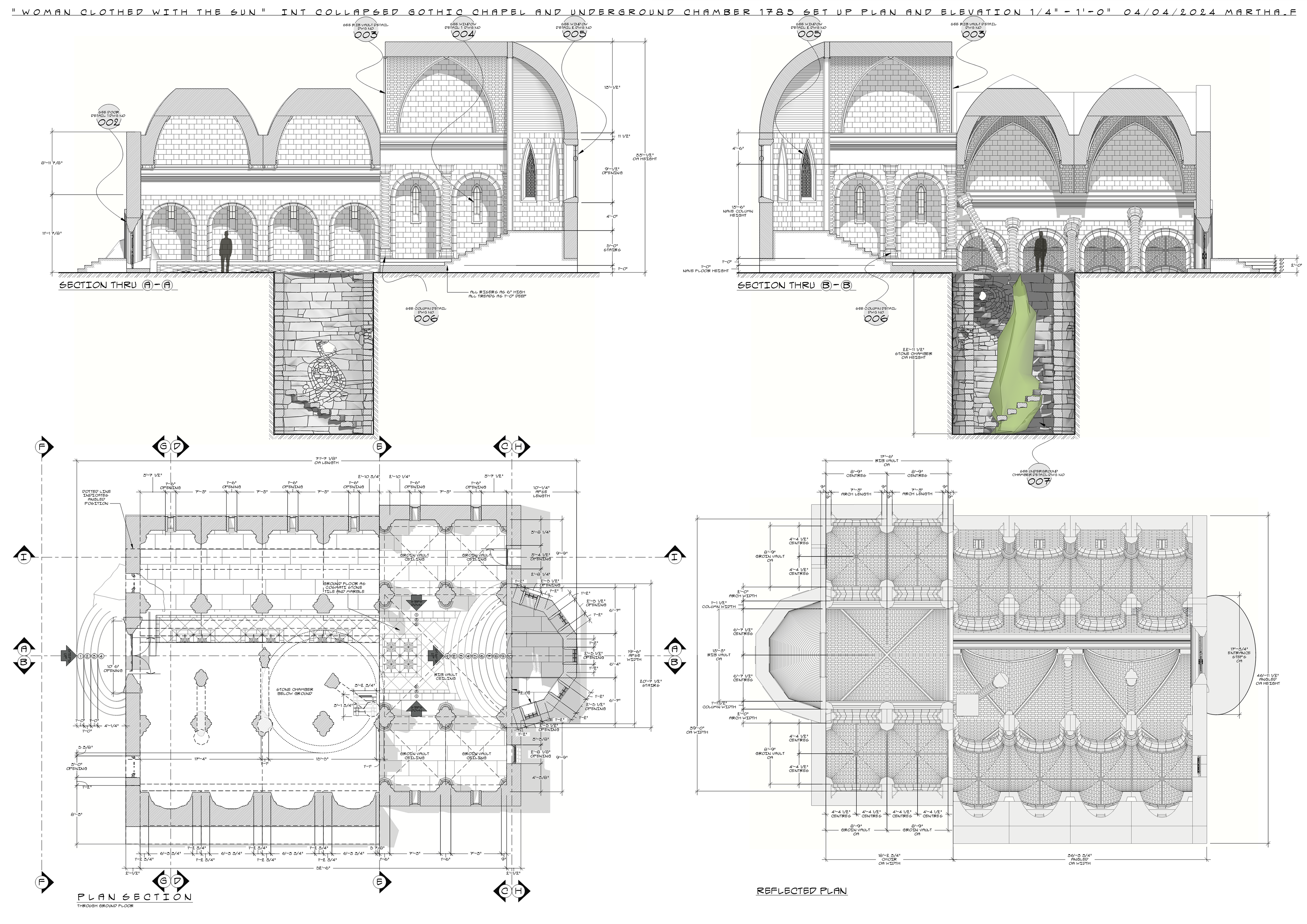 Fictional Design Project using SketchUp & LayOut. Based on the sci-fi novel Roadside Picnic and Scottish lore of the Buchanite religious sect.
