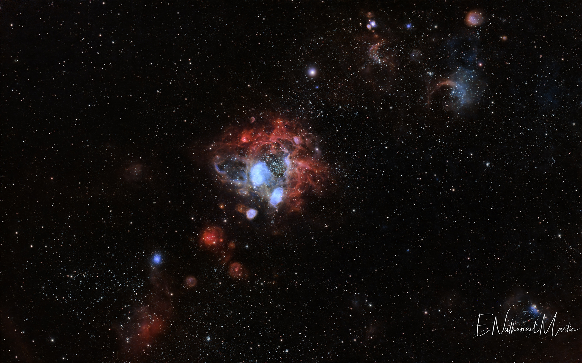 NGC 1763 Bean Nebula