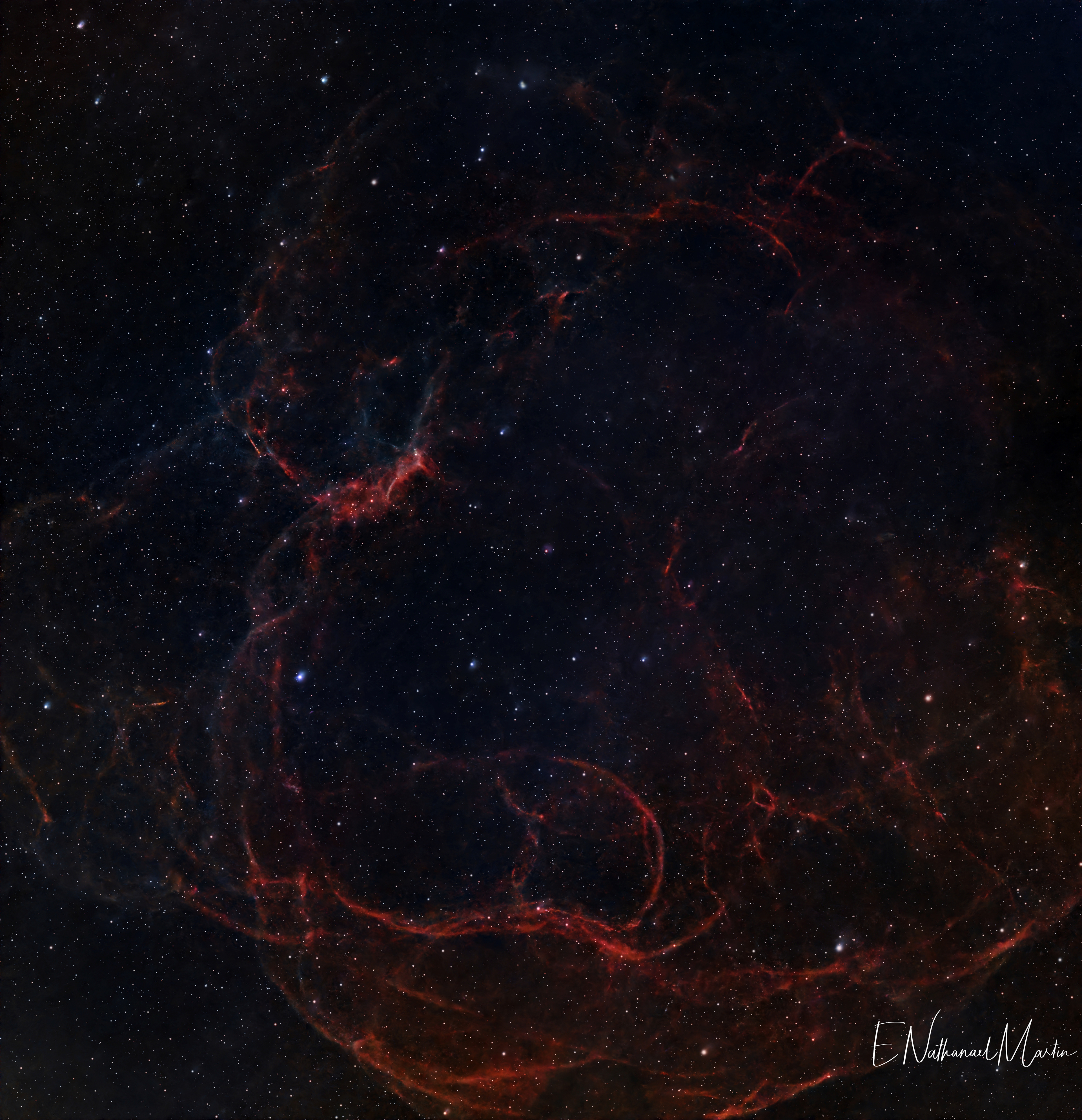 SH2-240 Spaghetti nebula