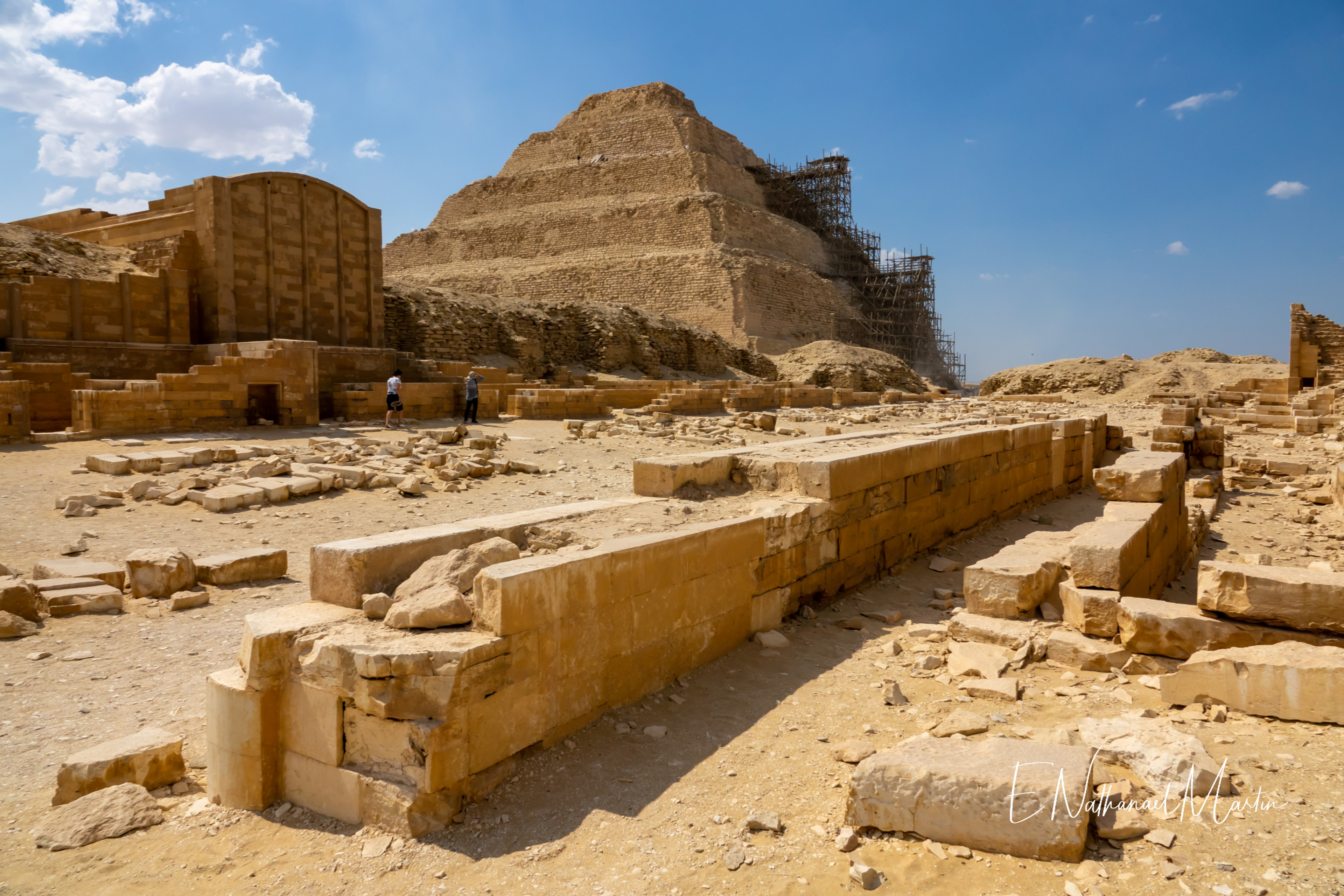 Step pyramid of Djoser, possibly 2600BC.