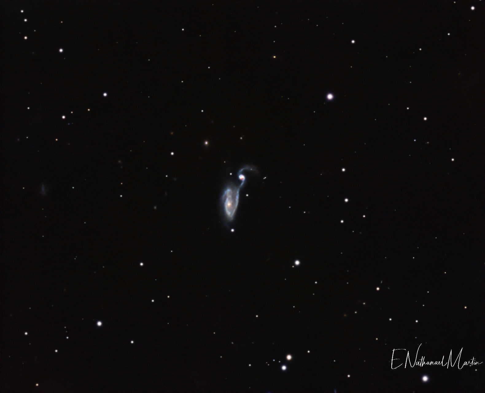 NGC 5395 Heron Galaxies