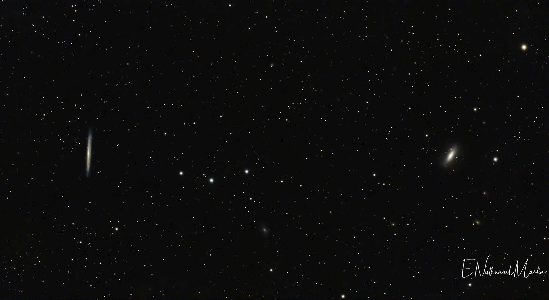 M102 and NGC 5906 Knife Edge Galaxy