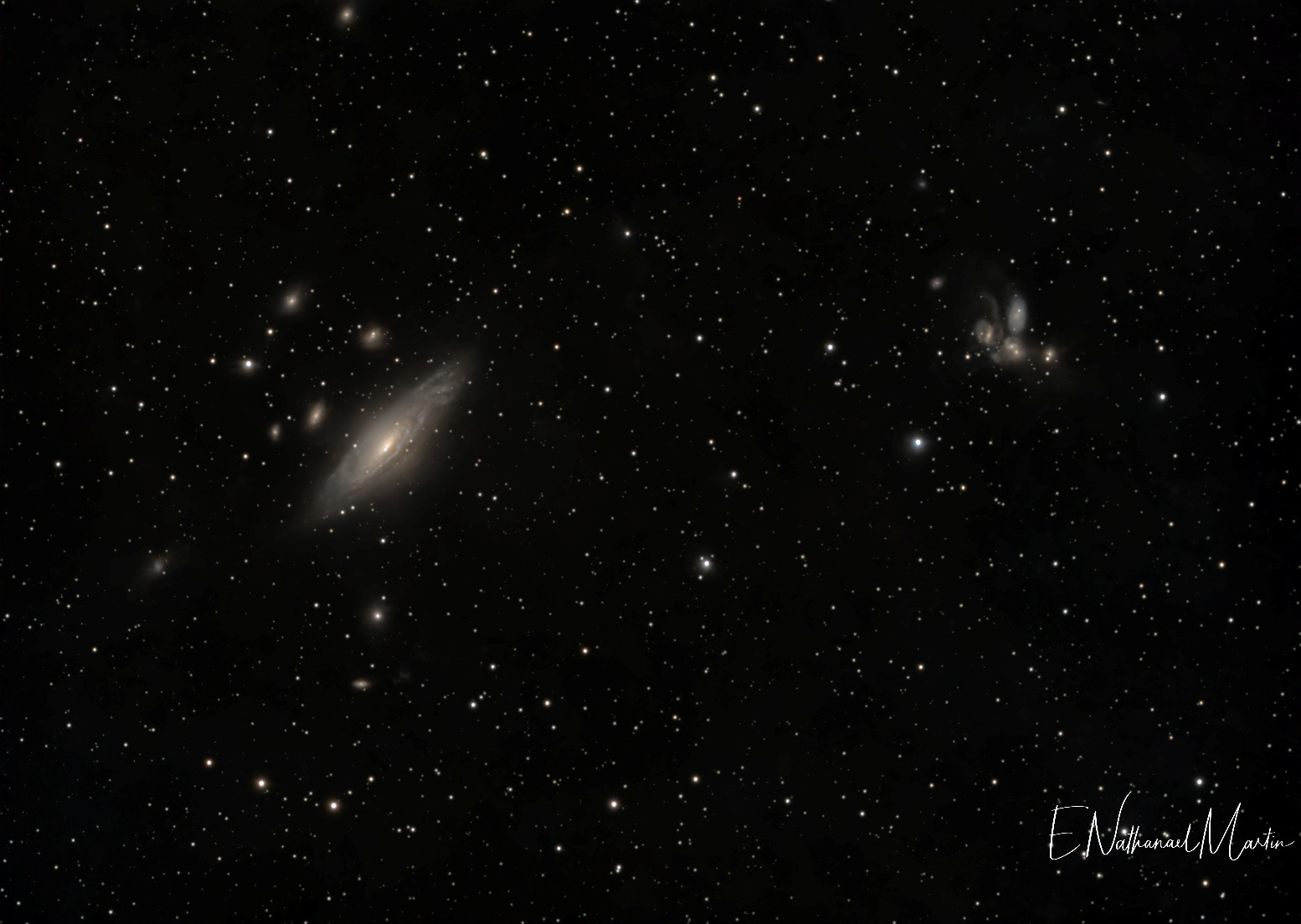 NGC 7331 with Supernova and Deer Lick Group