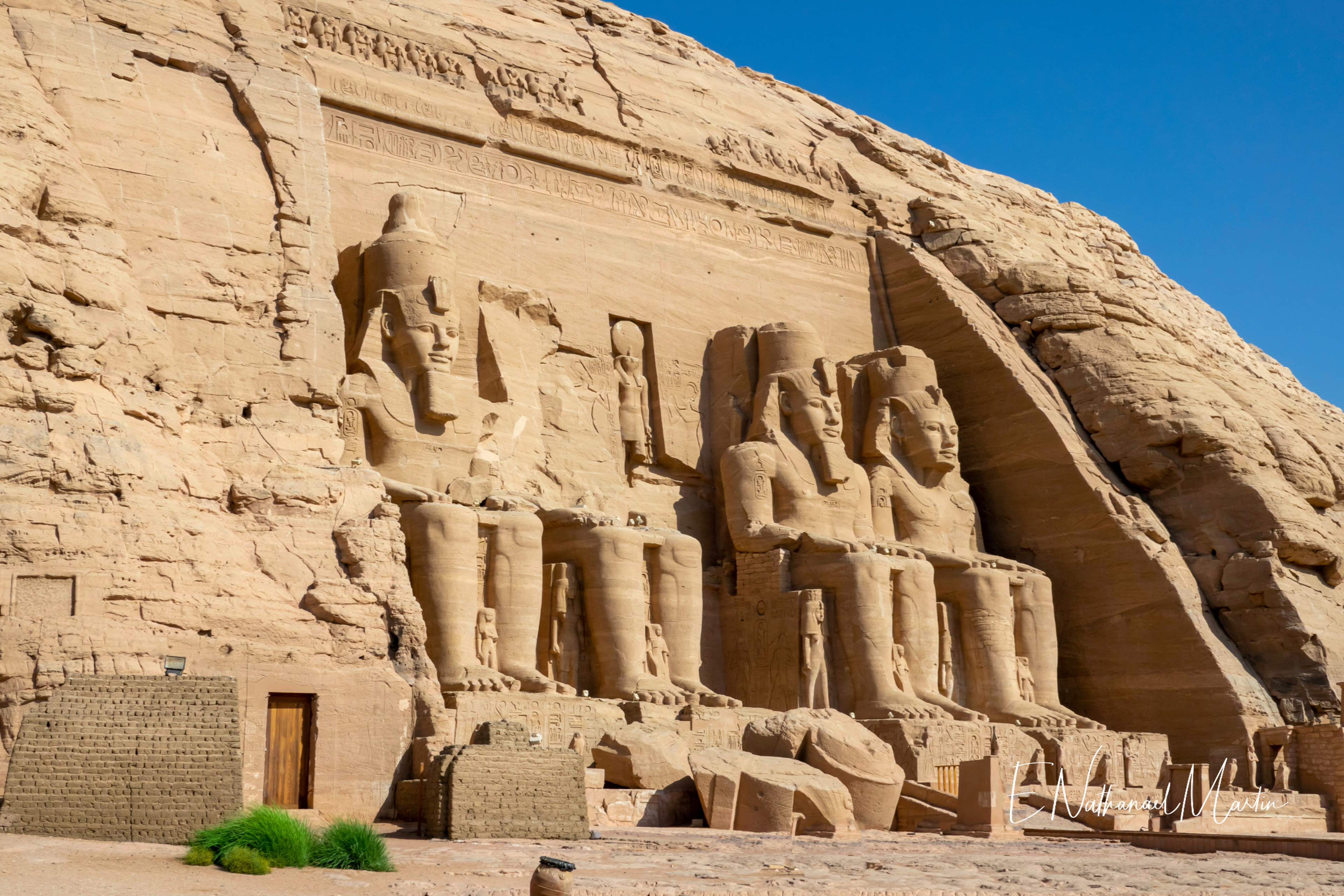 Abu Simbel, far south of Egypt near Sudan, built by Ramesis II approx. 1,250BC