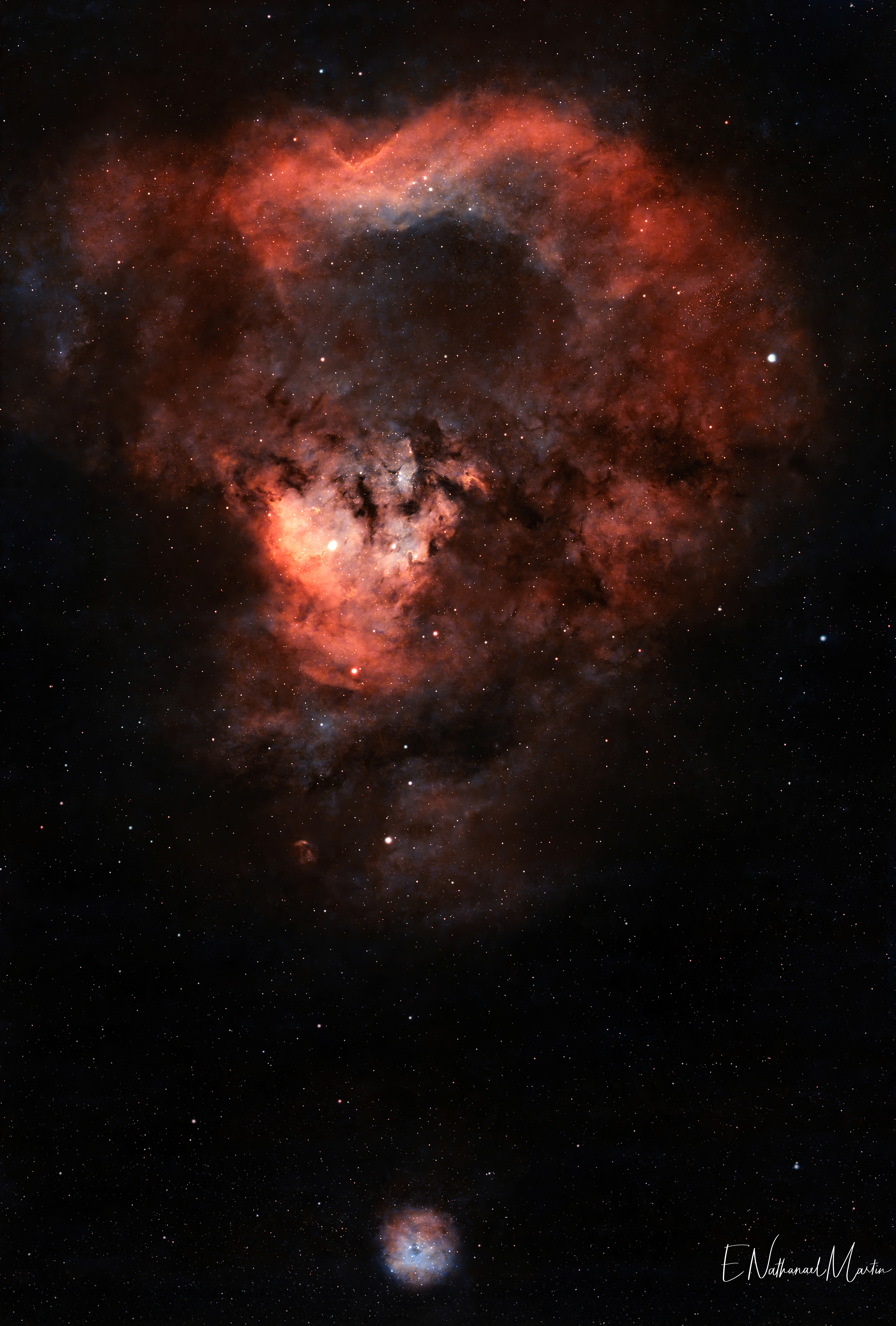 NGC 6822 Cosmic Question Mark