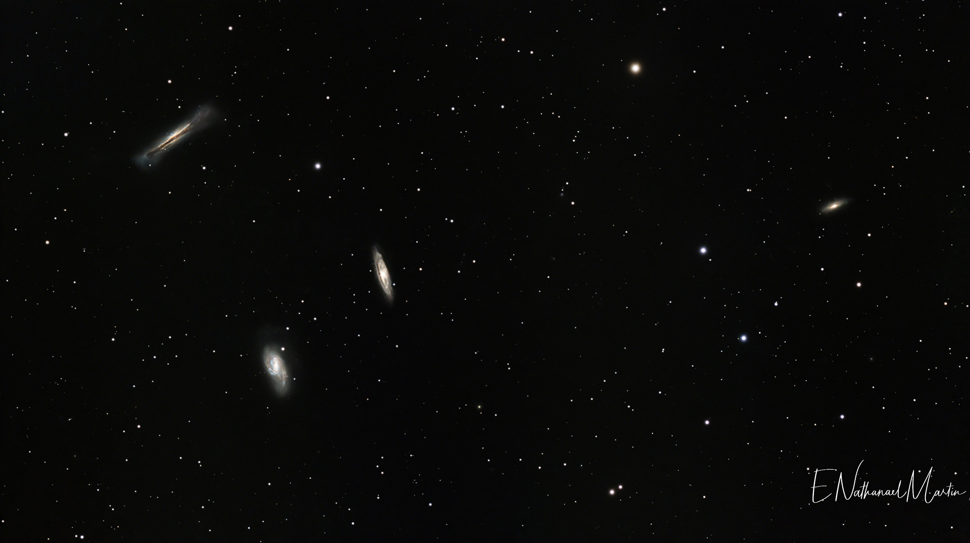 M65 and M66 Leo Triplet
