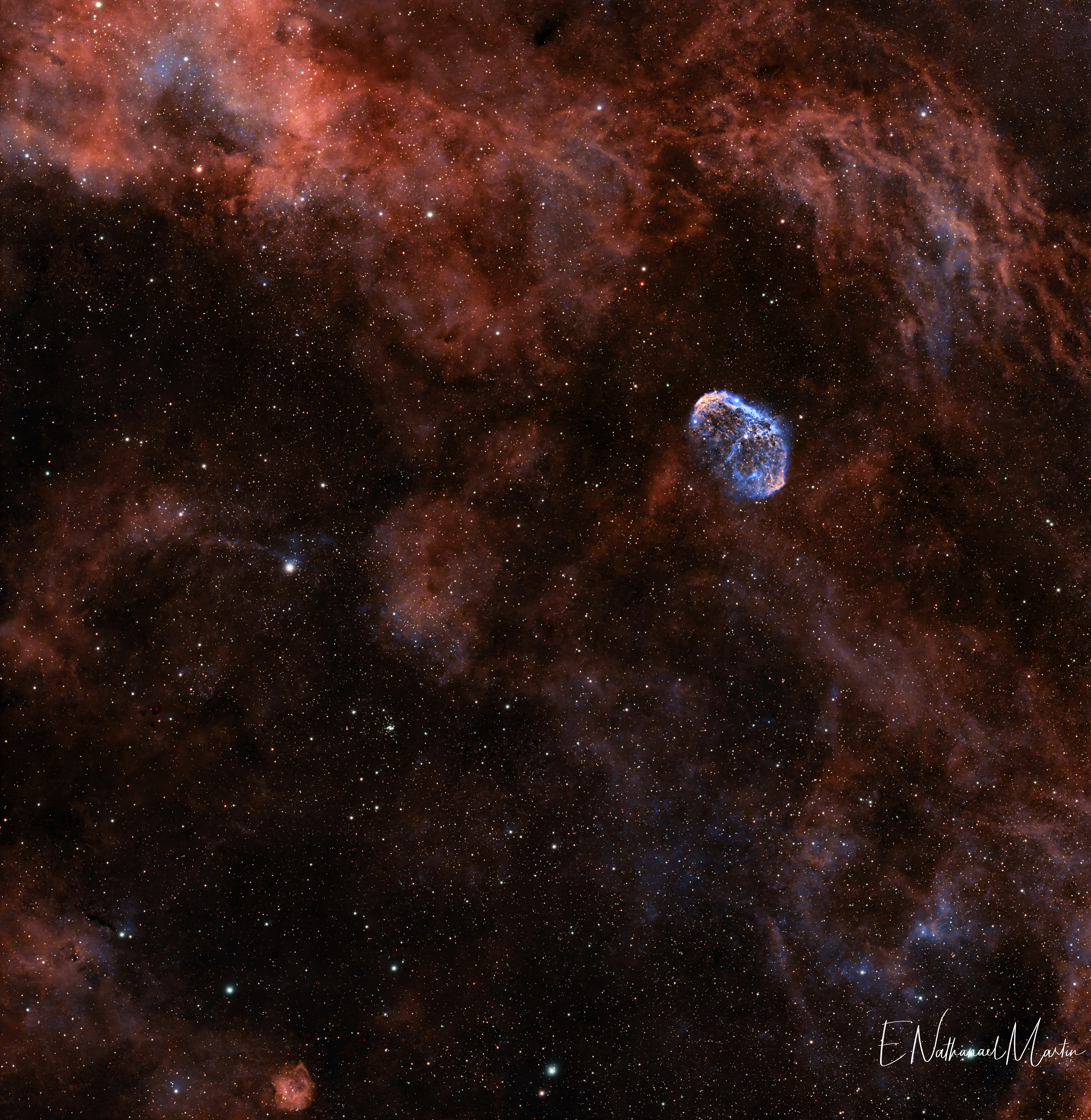 Crescent Nebula Region