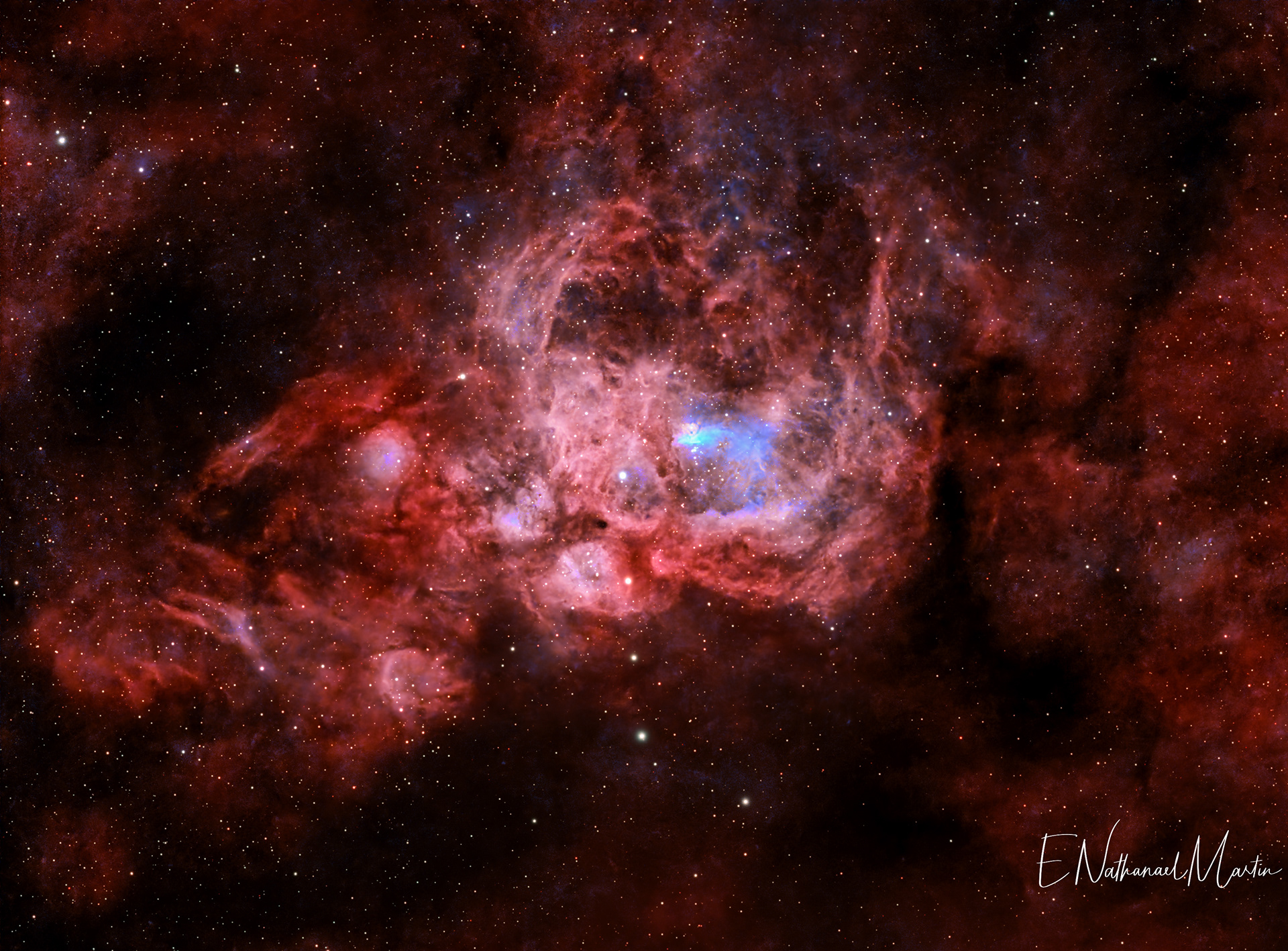 NGC 6357 War and Peace Nebula