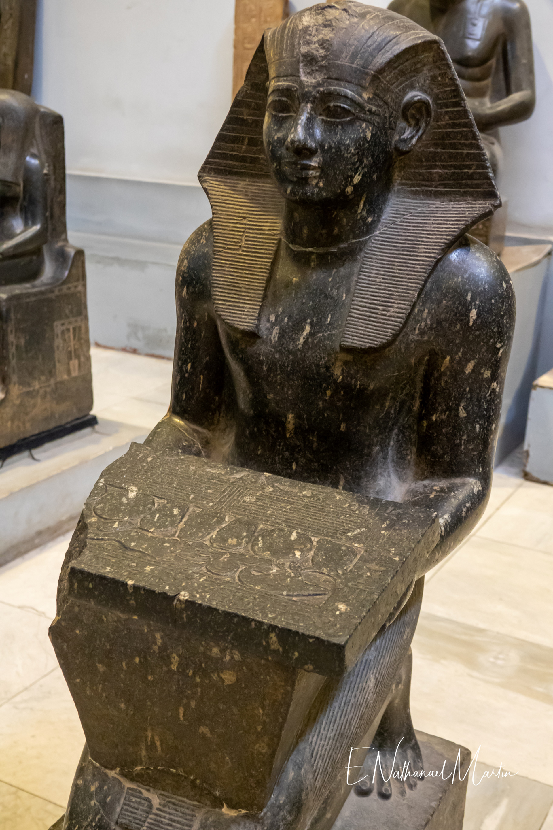 Statue of Thutmose III, the Exodus Pharaoh. 