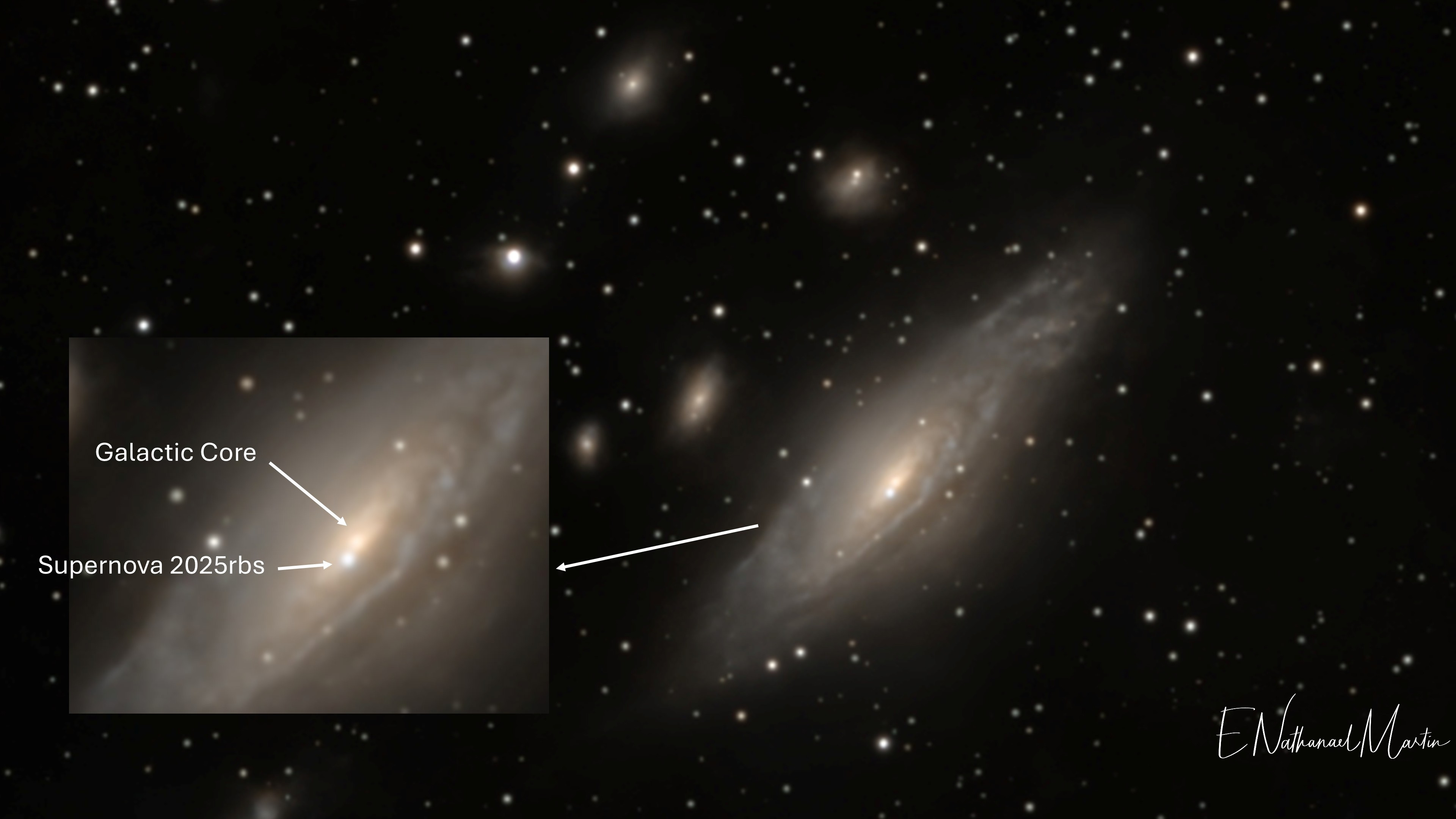 NGC 7331 Supernova Detail