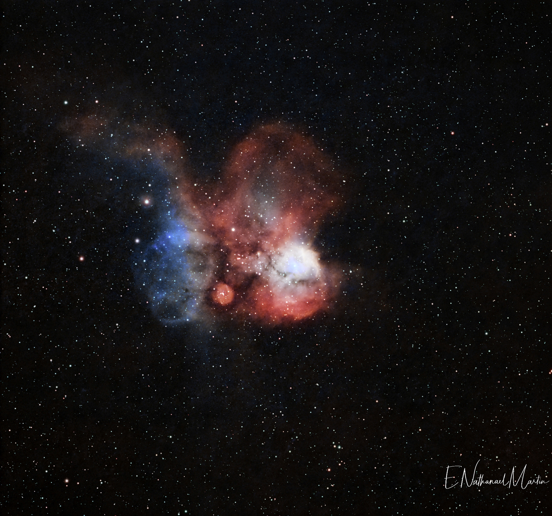 NGC 2467 Skull and Crossbones