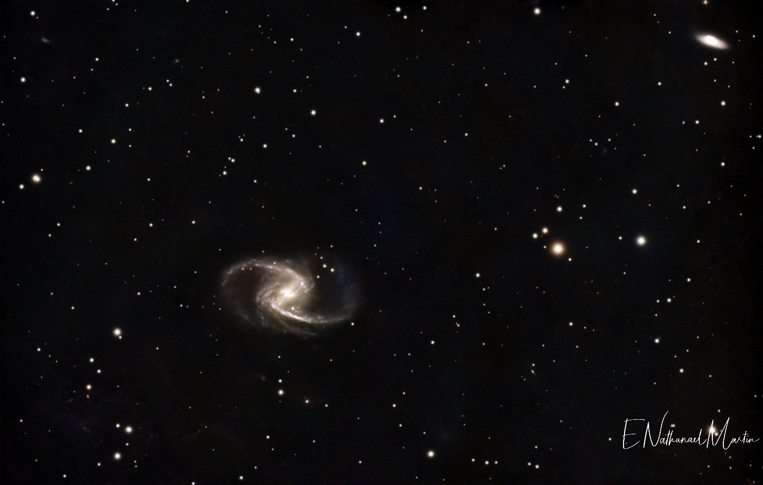 NGC 1365 Great Barred Spiral Galaxy