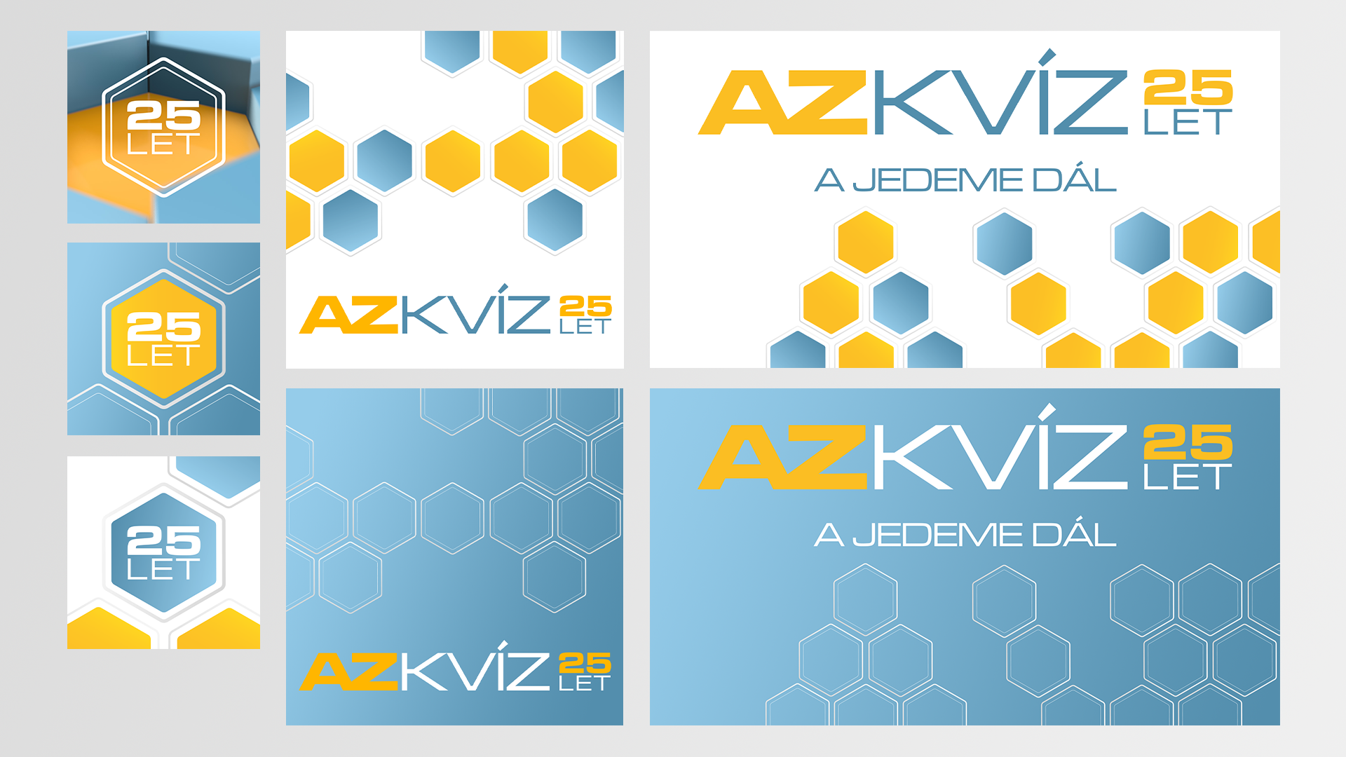 AZ KVÍZ 25 let - posty na sociální média