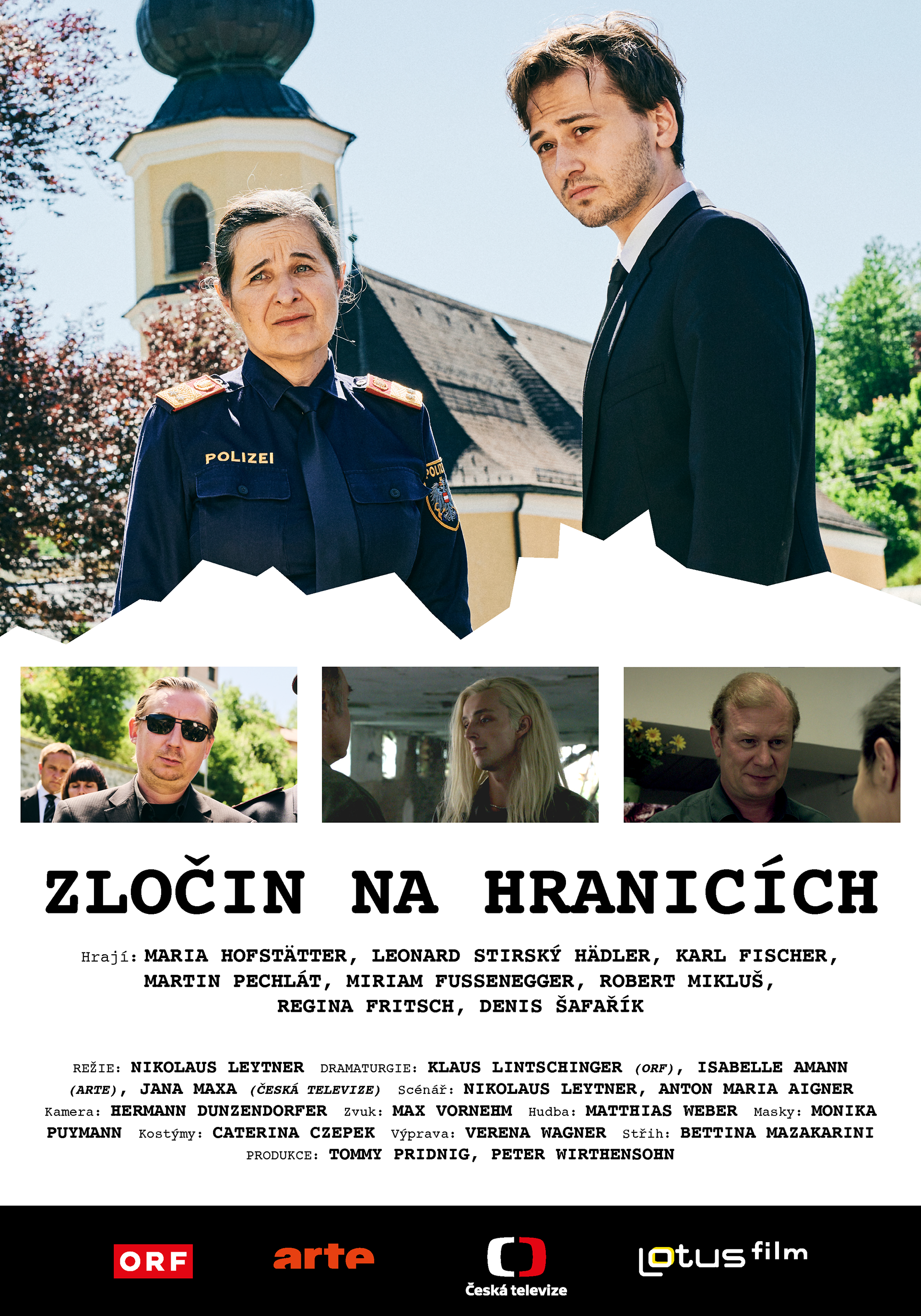 Plakát koprodukce "Zločin na hranicích"
