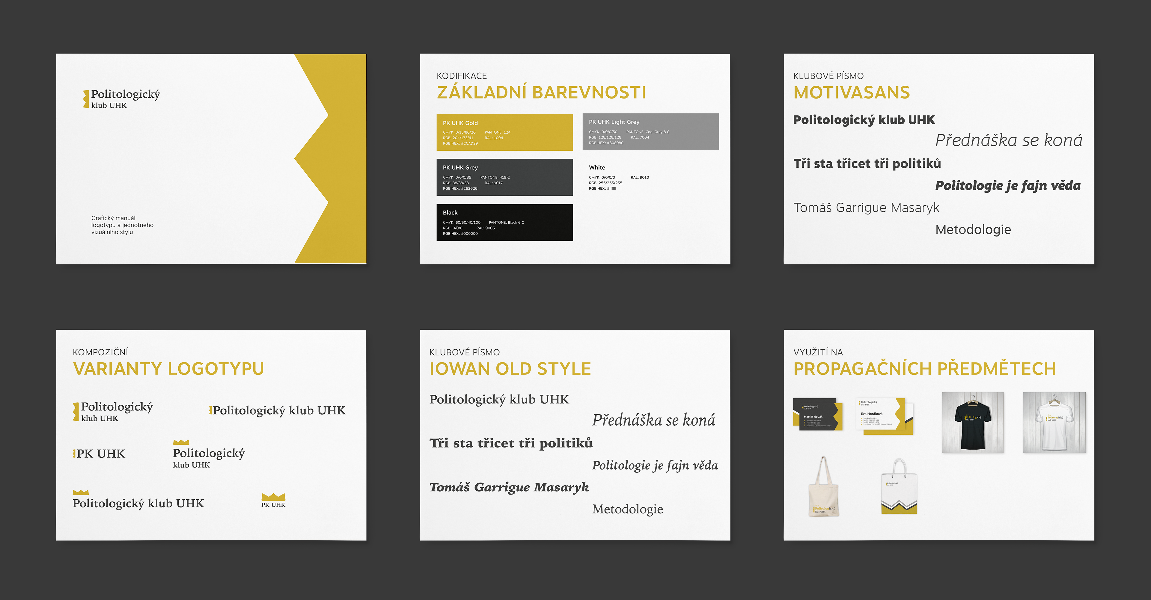 Visual Identity Manual for Political Science Club at the University of Hradec Králové