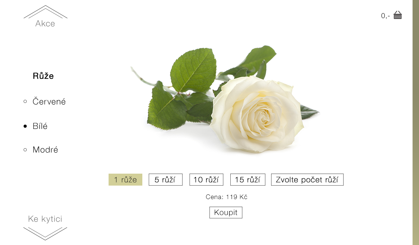 Web design for Flower Shop - Delivery of roses