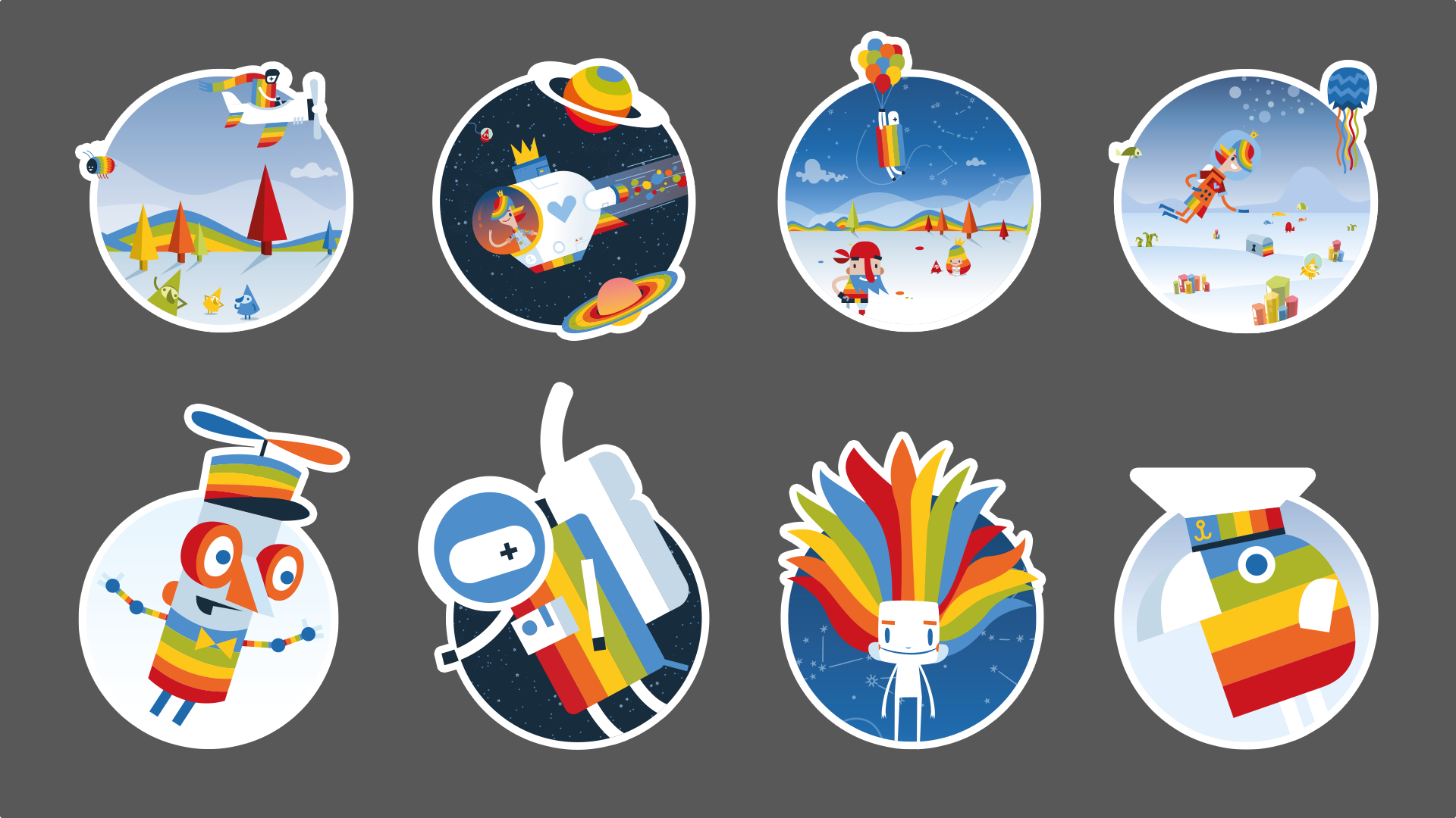 Illustration on the wall