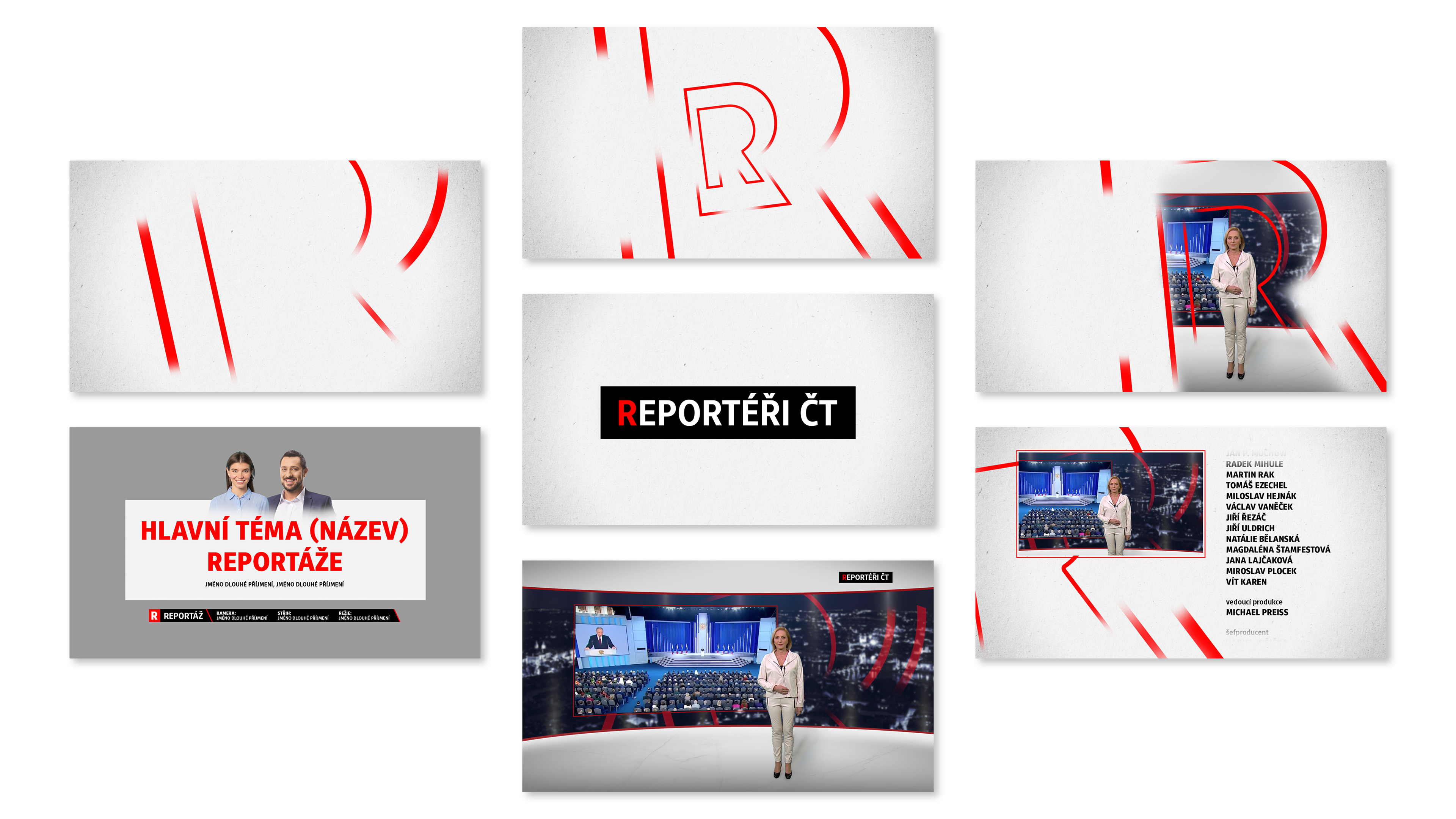 Návrh celografické výbavy pořadu