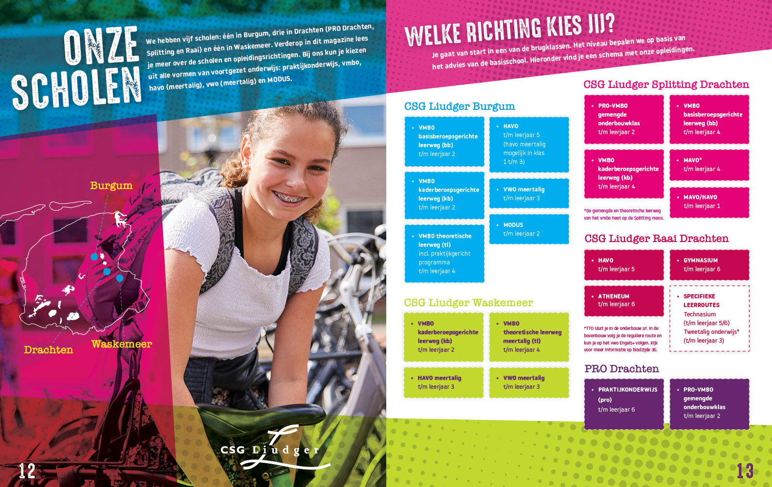 Brochure for CSG Liudger (education)