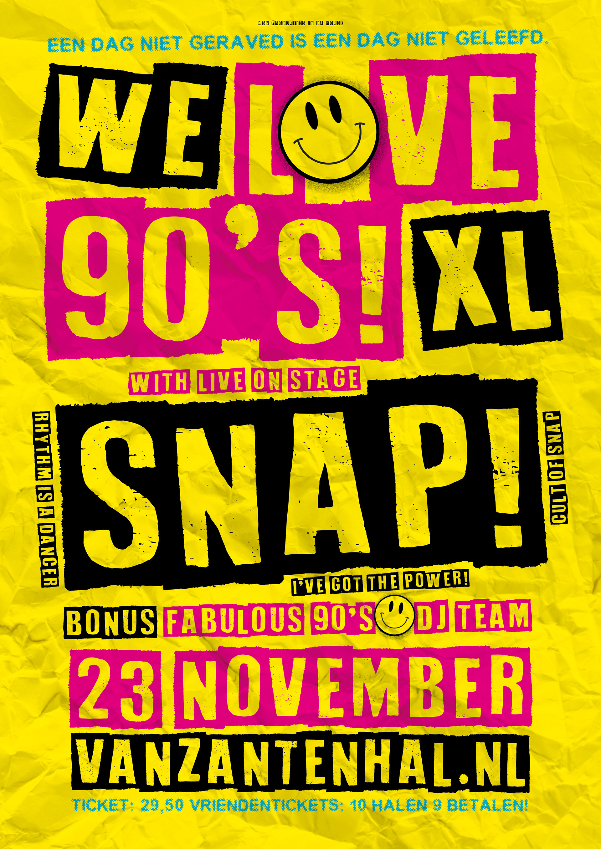 Artwork for a concert