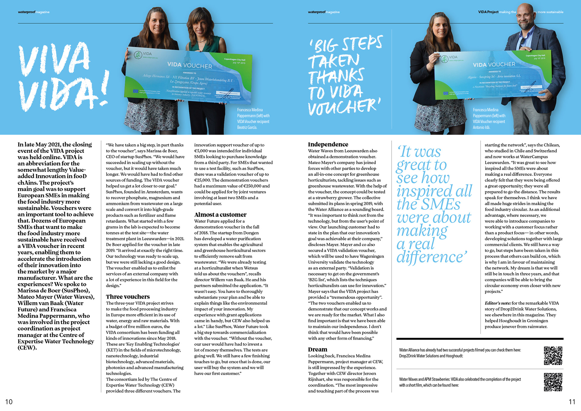 WaterProof magazine for Water Alliance