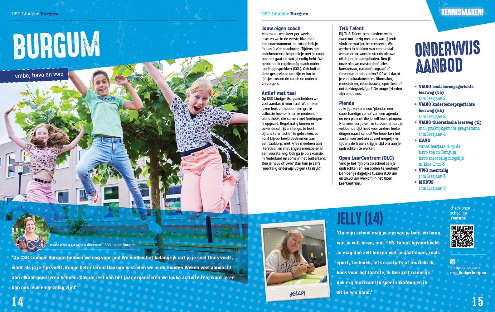 Brochure for CSG Liudger (education)