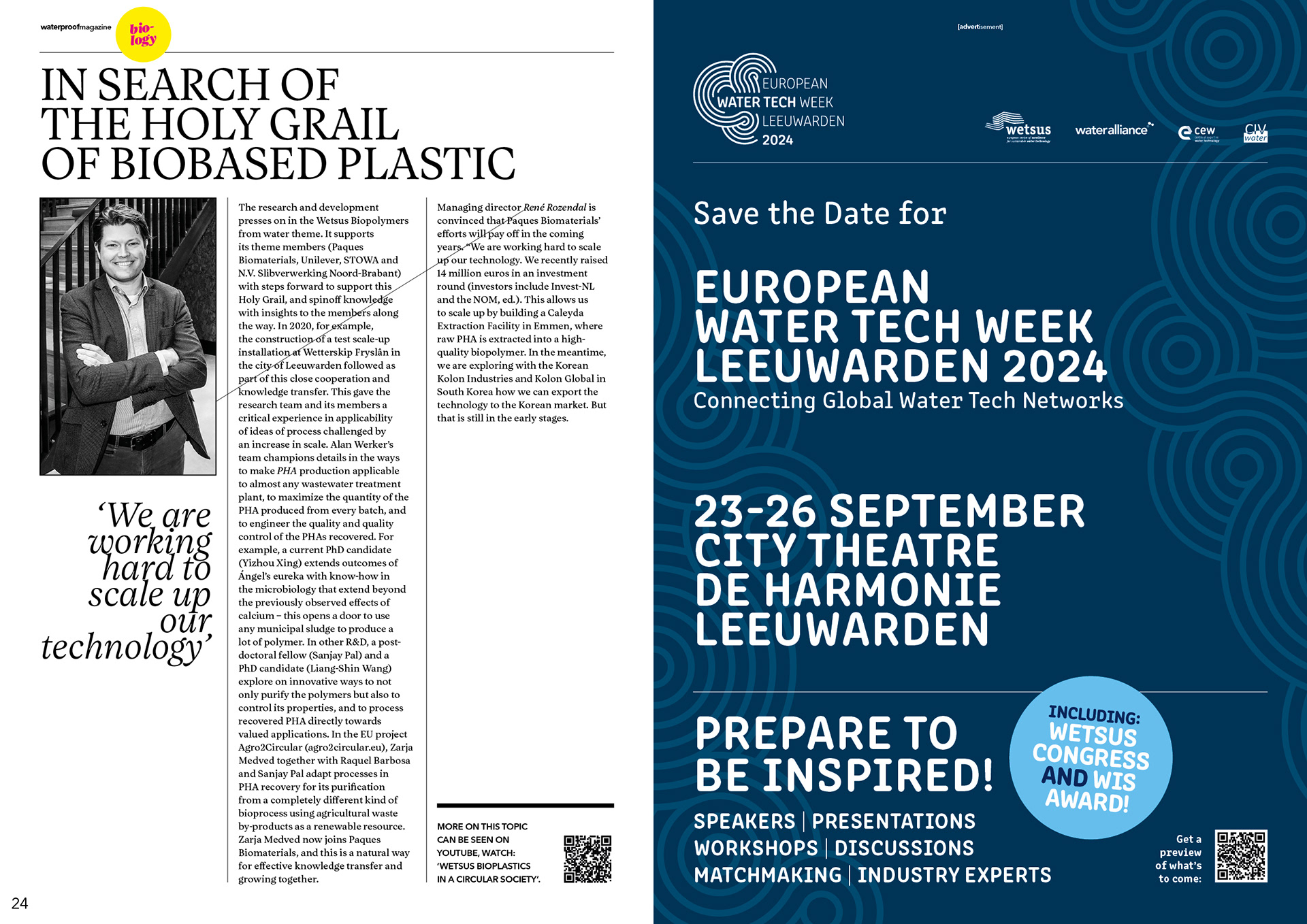 WaterProof magazine for Water Alliance