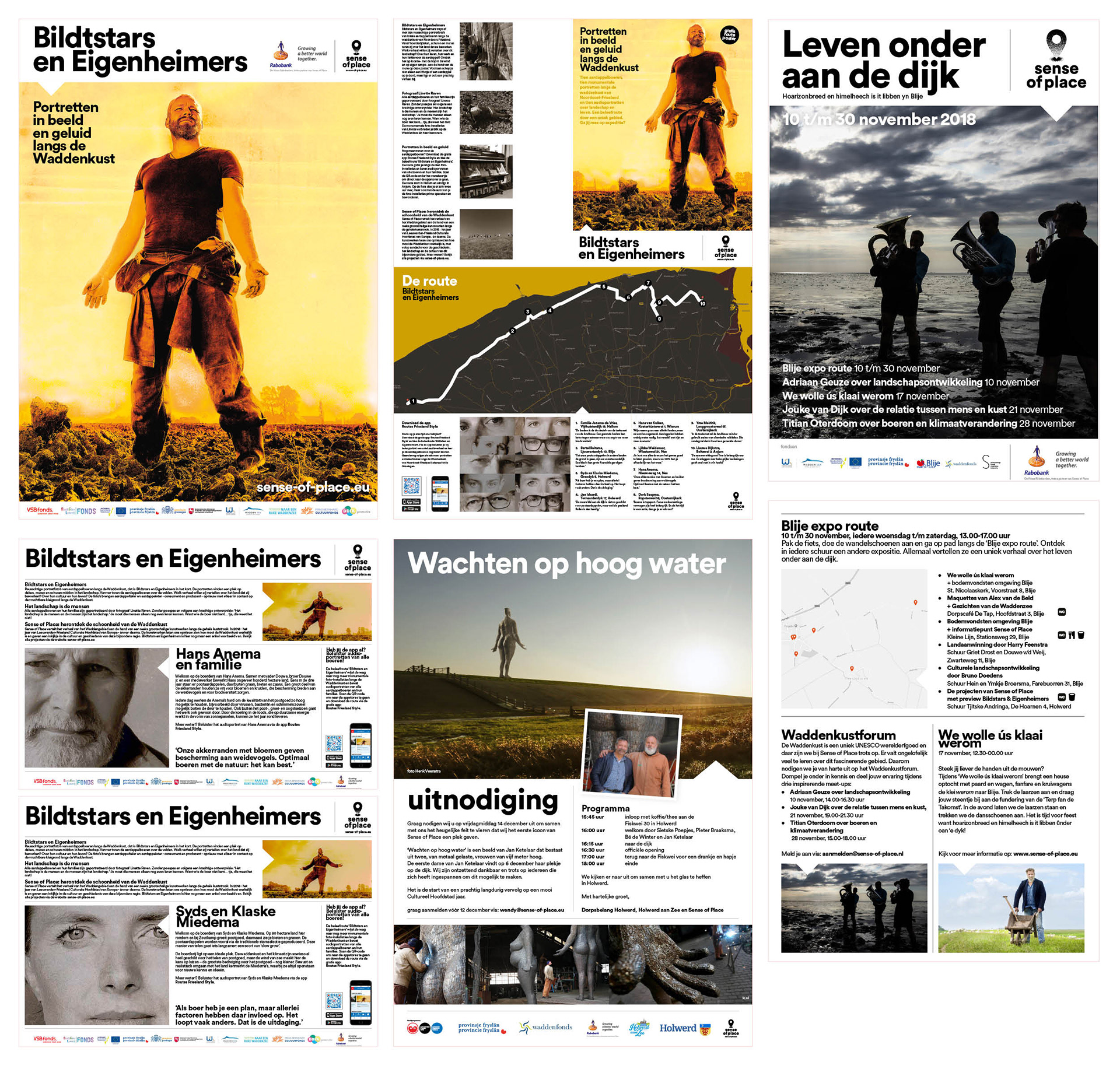 Artwork for a photography exhibition