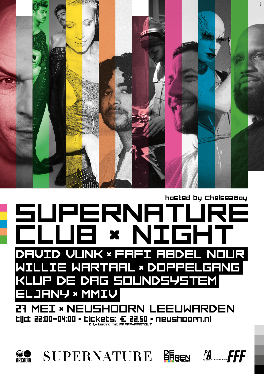 Artwork for an art exhibition and concert