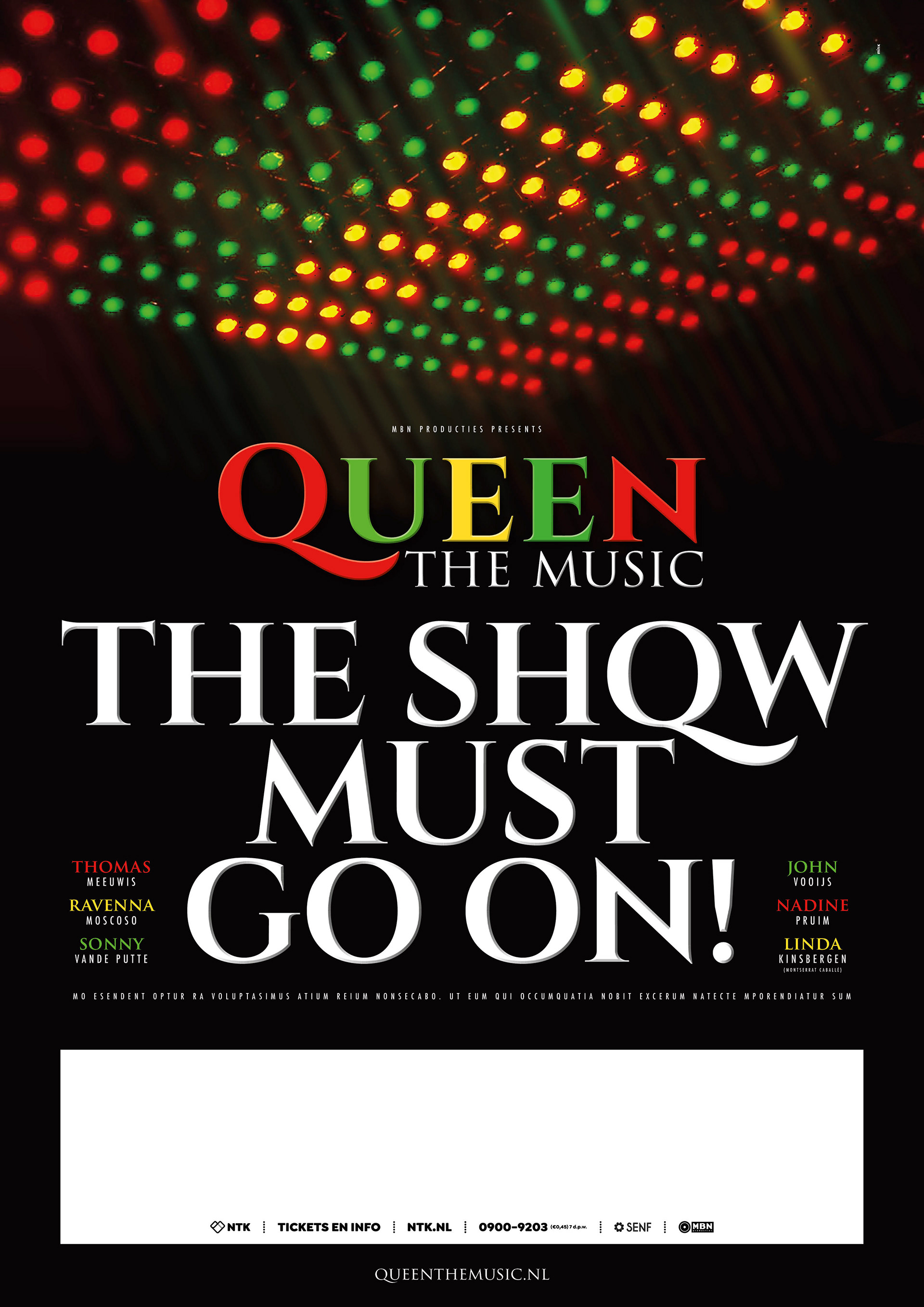 Artwork for a concert show