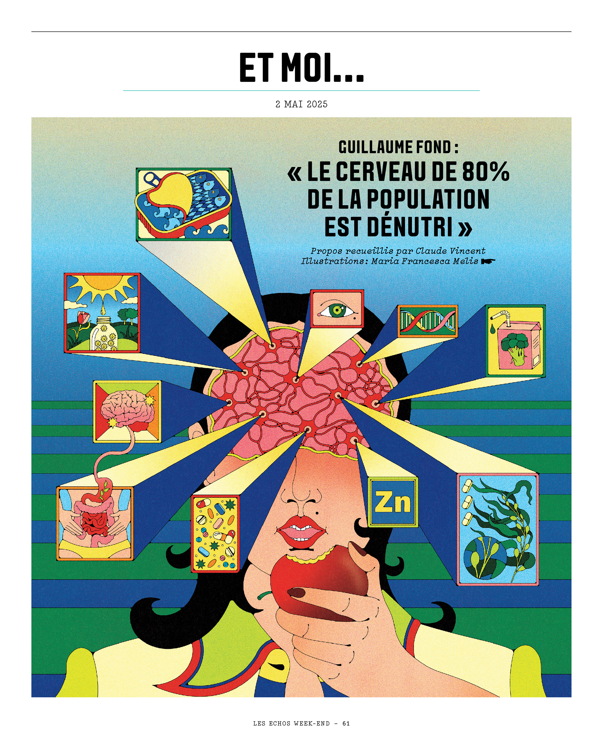 Le Cerveau de 80% de la population est dénutri - Les Échos