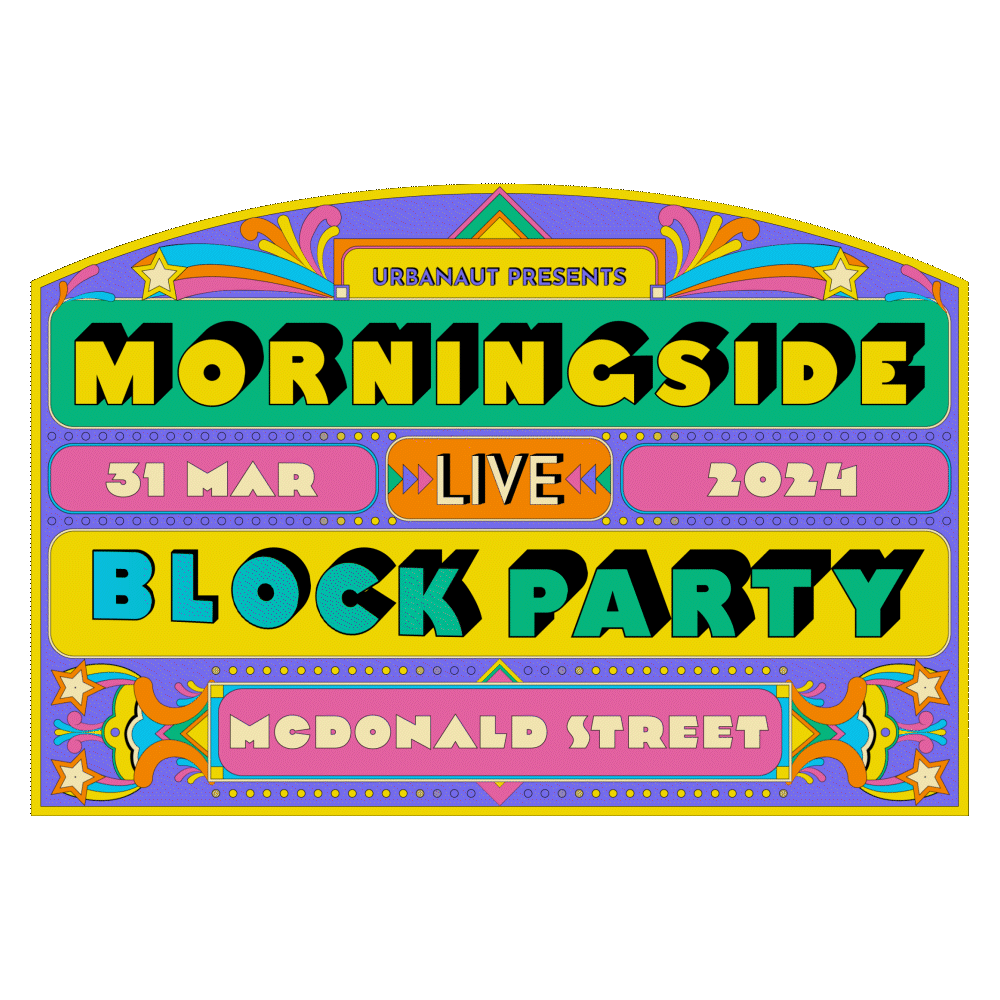 Artwork Design for Morningside Live Block Party 2024