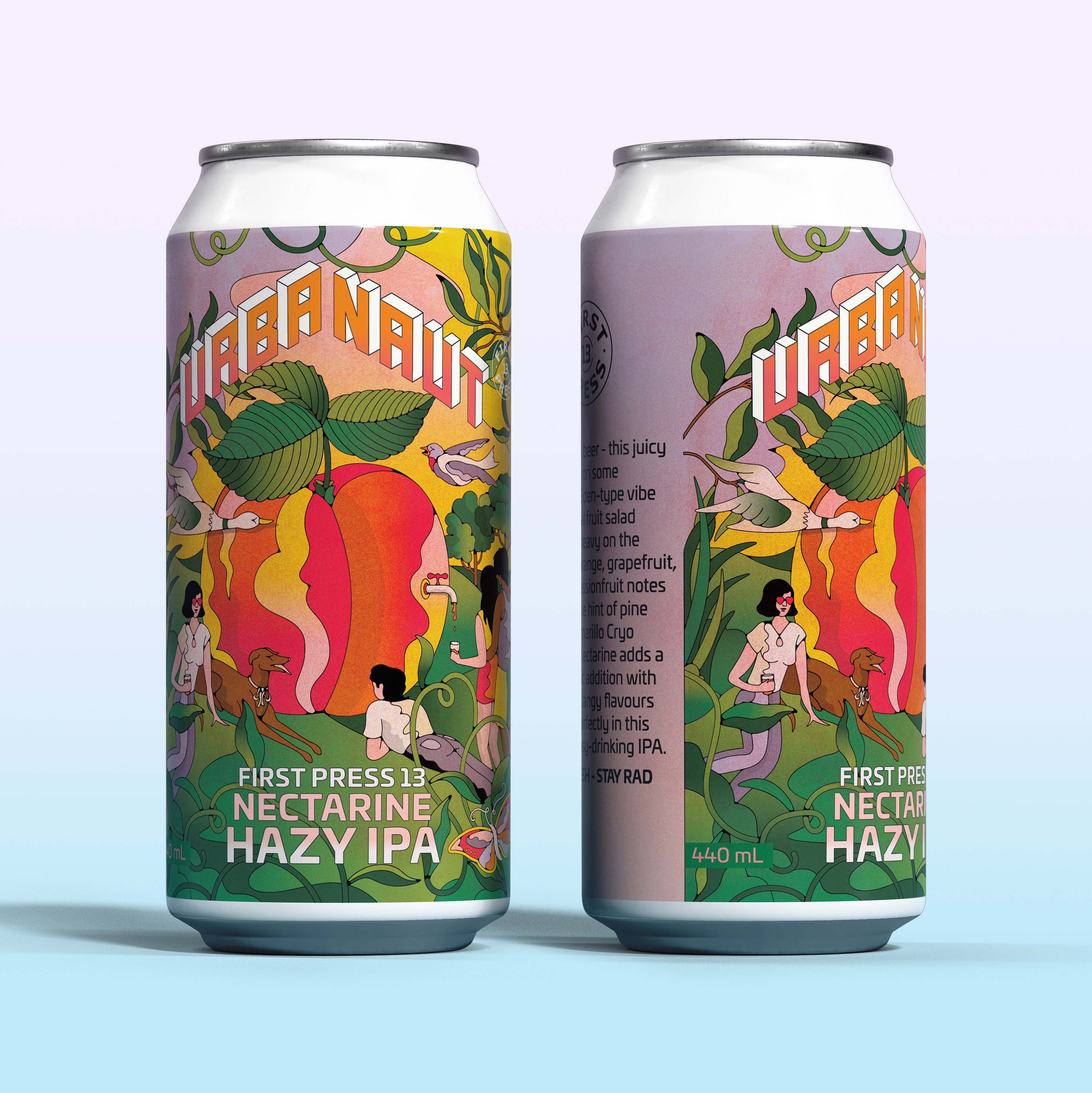 Nectarine Hazy Ipa for URBANAUT