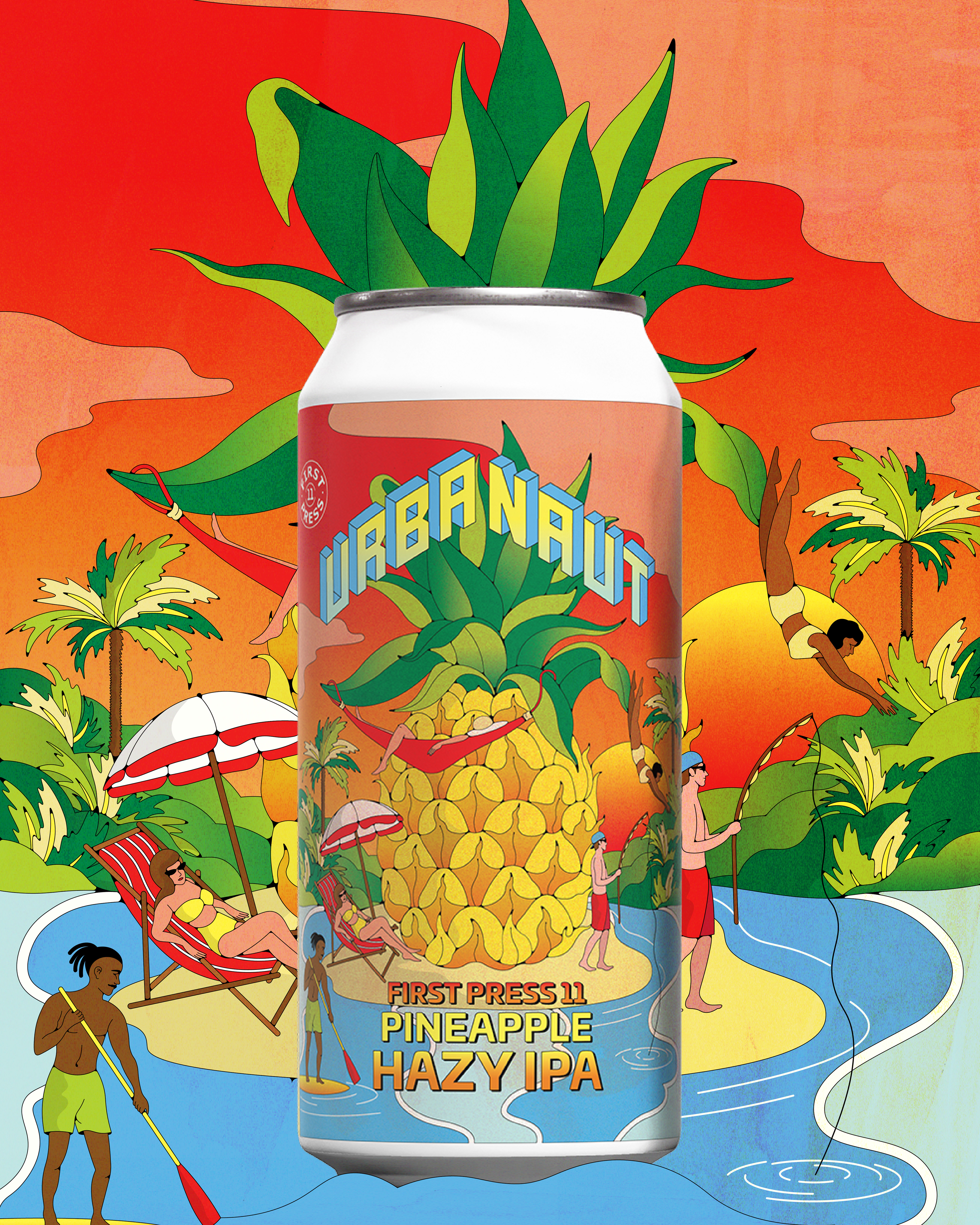 Pineapple Hazy Ipa for URBANAUT