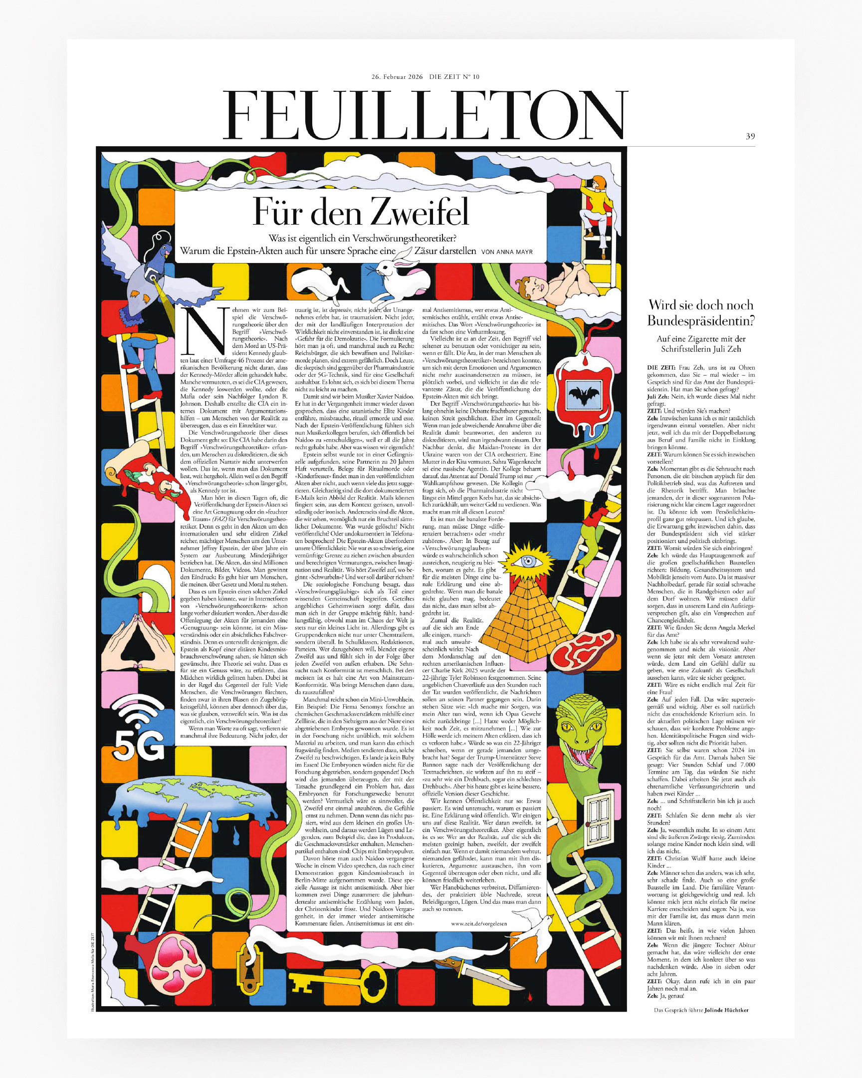 Cover for ZEIT FEUILLETON