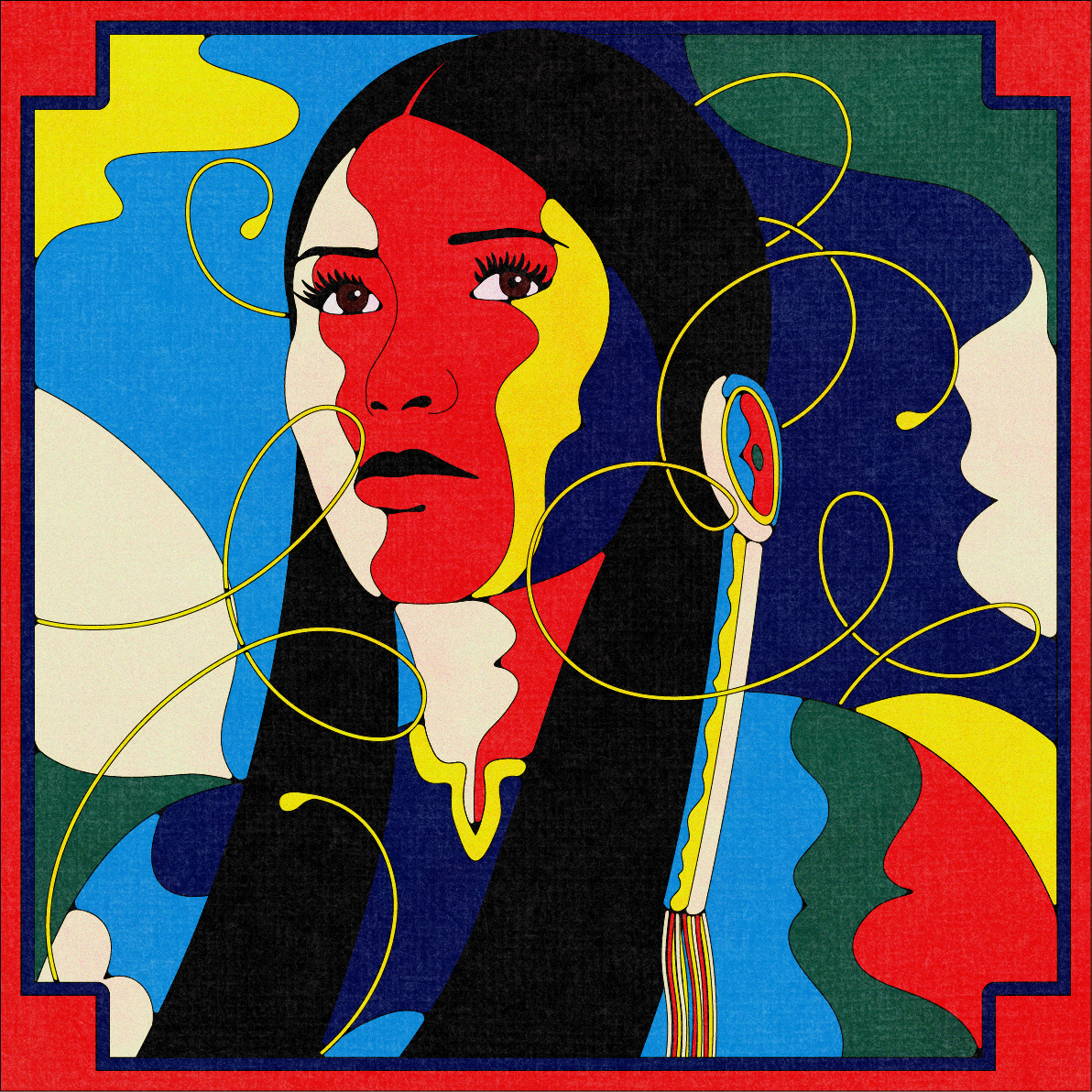 Portrait of Sacheen Littlefeather