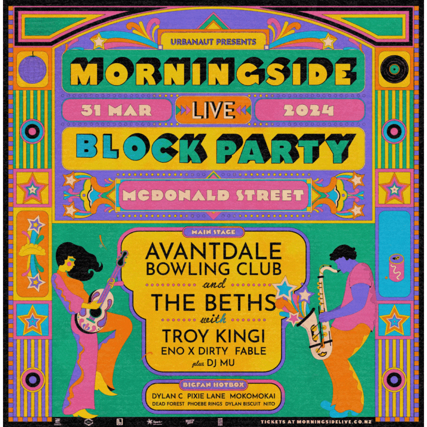 Artwork Design for Morningside Live Block Party 2024